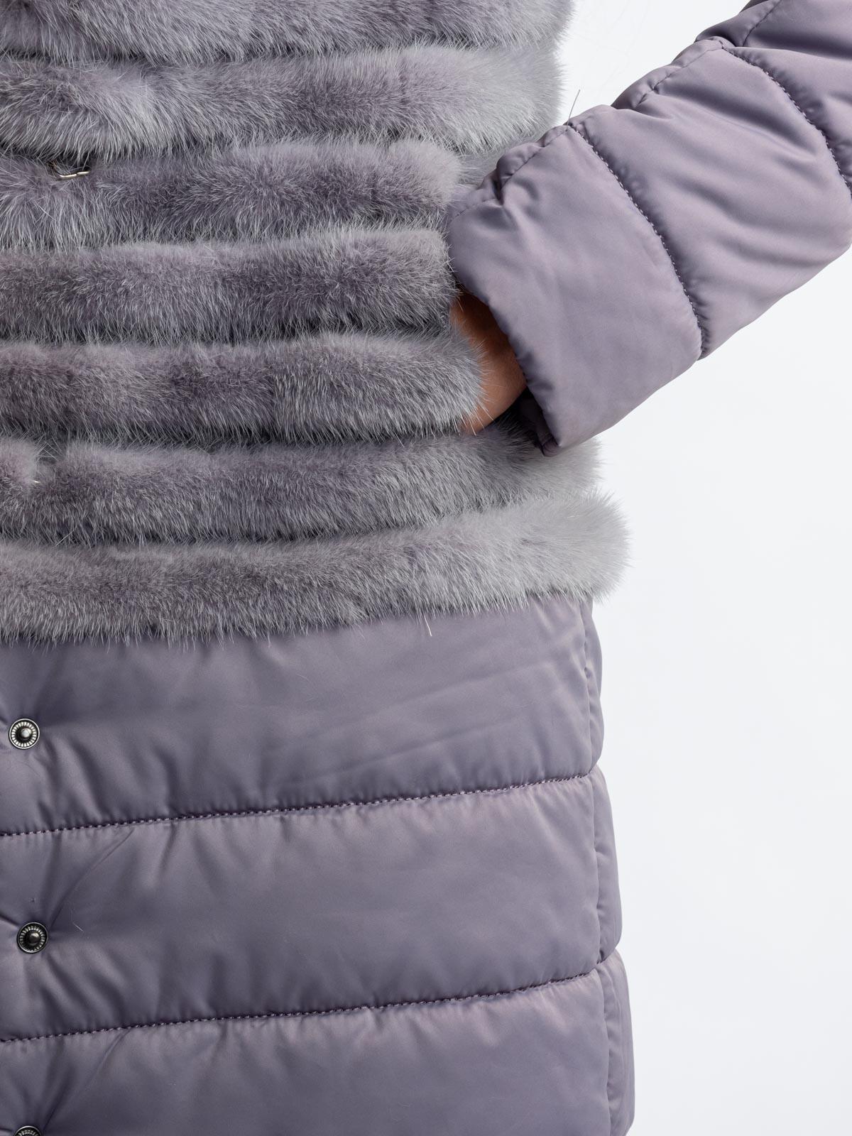 Пальто из меха норки 006 