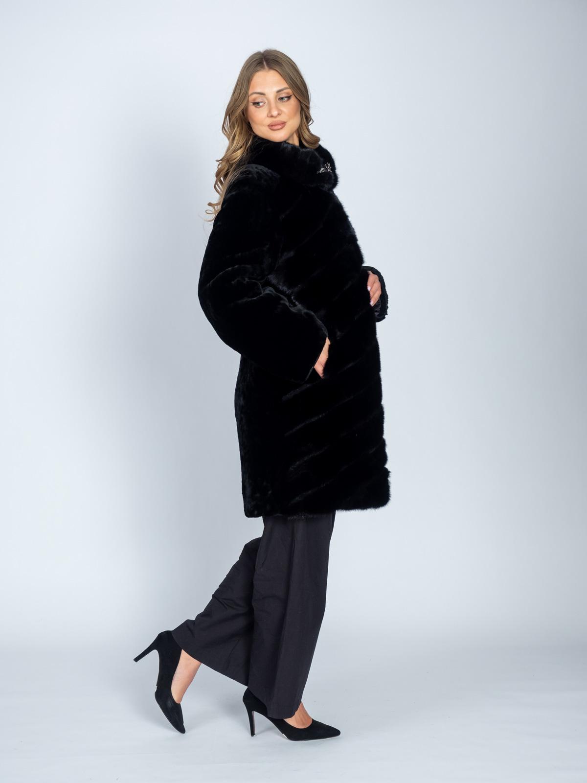 Шуба женская из меха овчины Simakhov 904/3