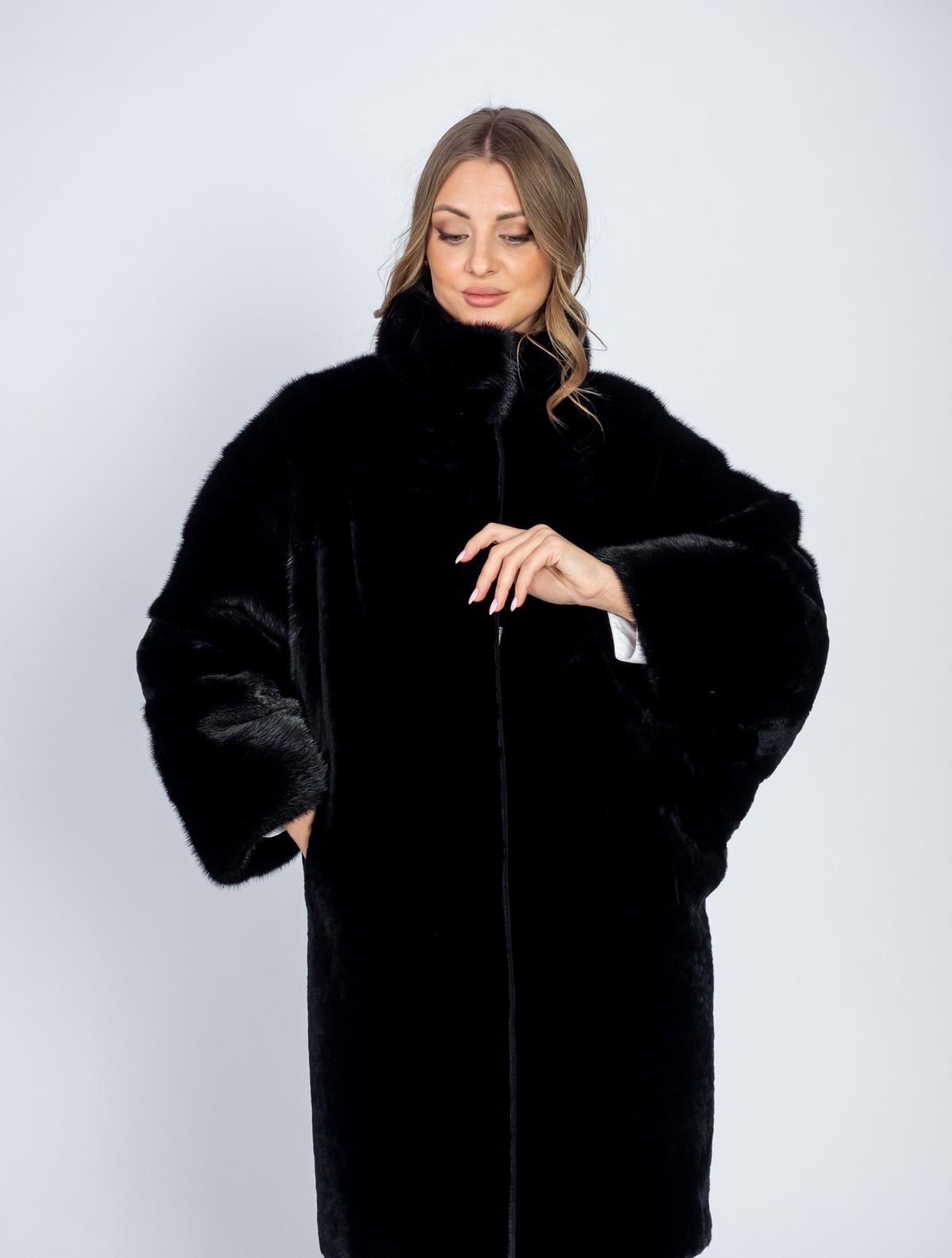 Шуба женская из меха овчины ADAM FURS Божена