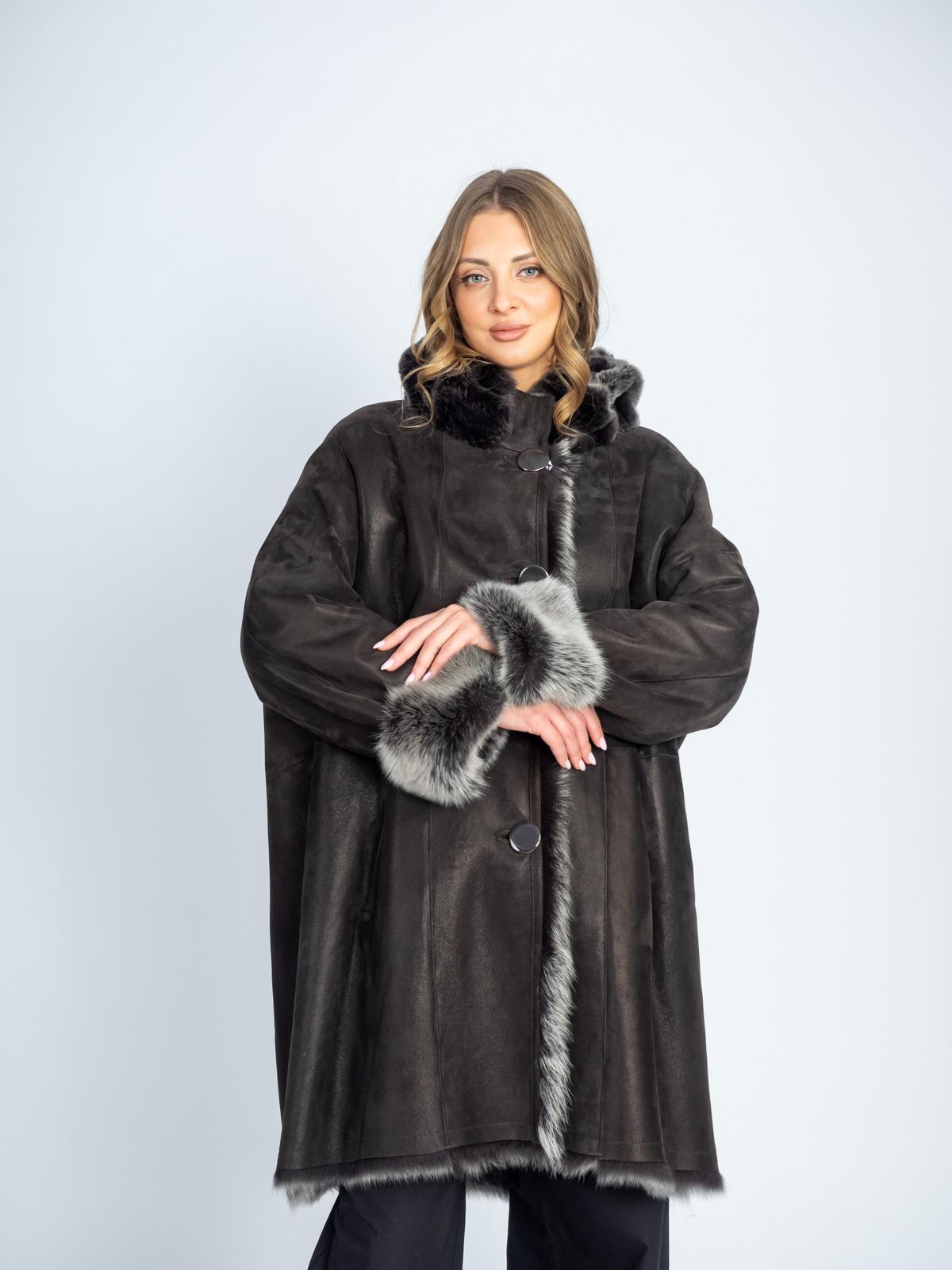 Дубленка женская из овчины OKSA Z-6580