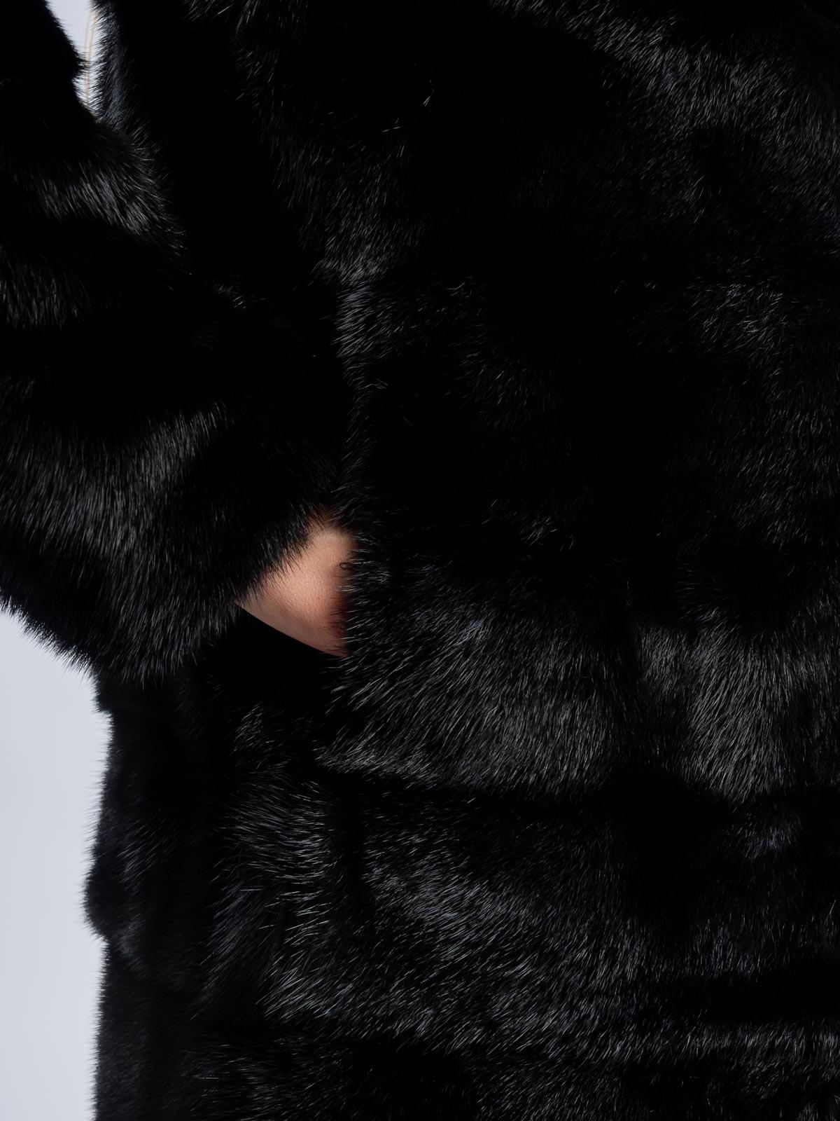 Шуба из меха норки женская Прадо Лз