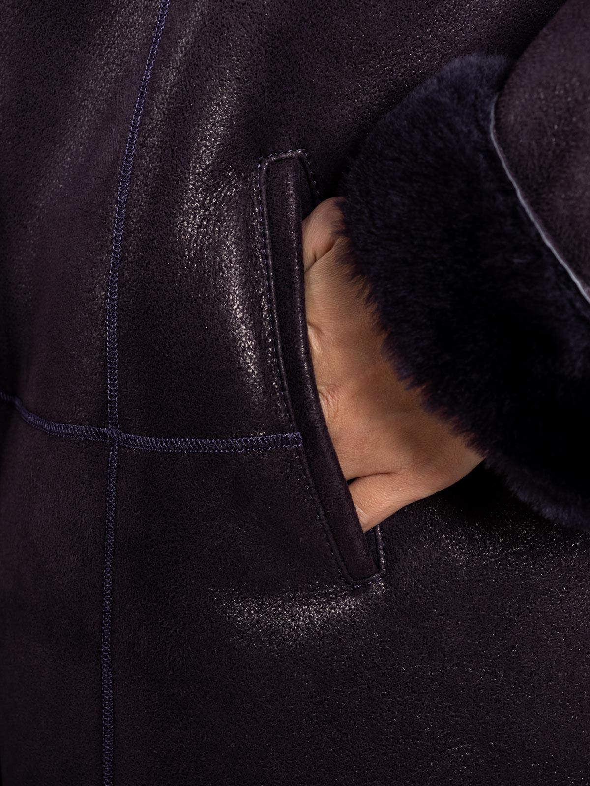 Дубленка женская из меха овчины Mefi kk-m-10126