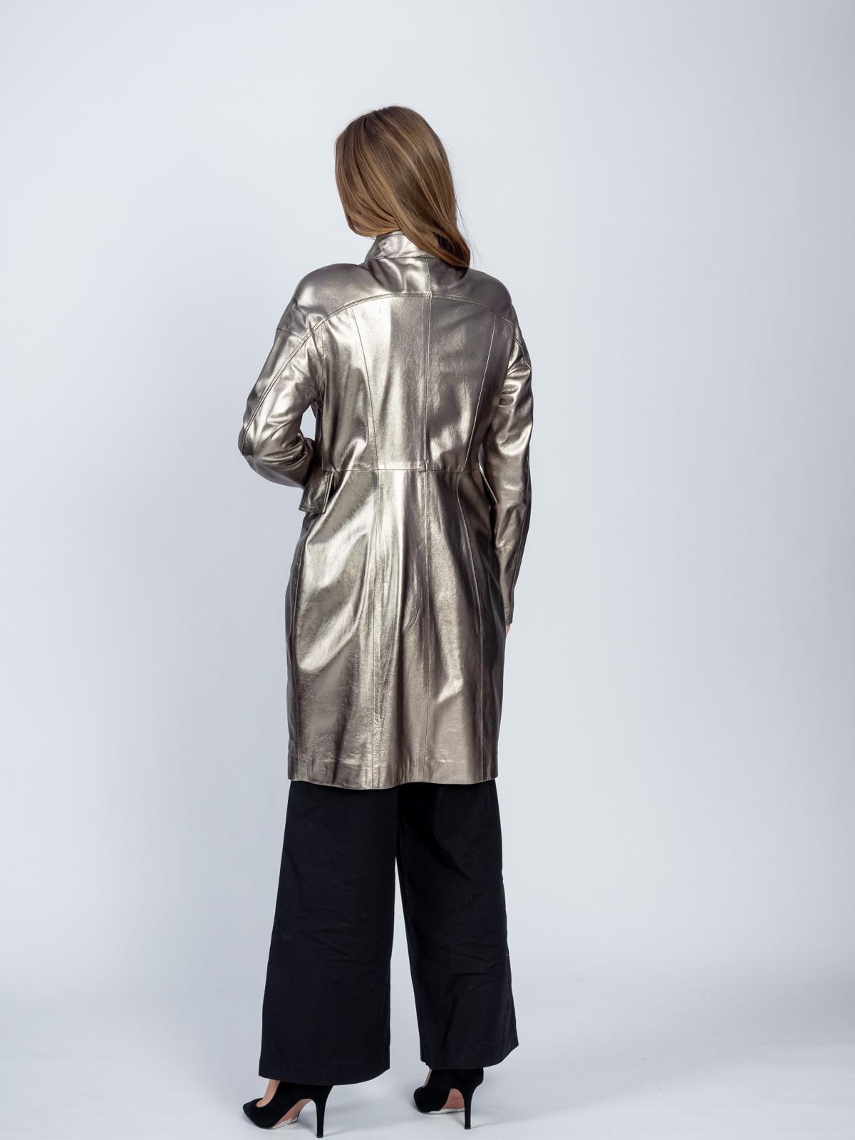 Плащ женский из натуральной кожи Carnelli BZ.18.053