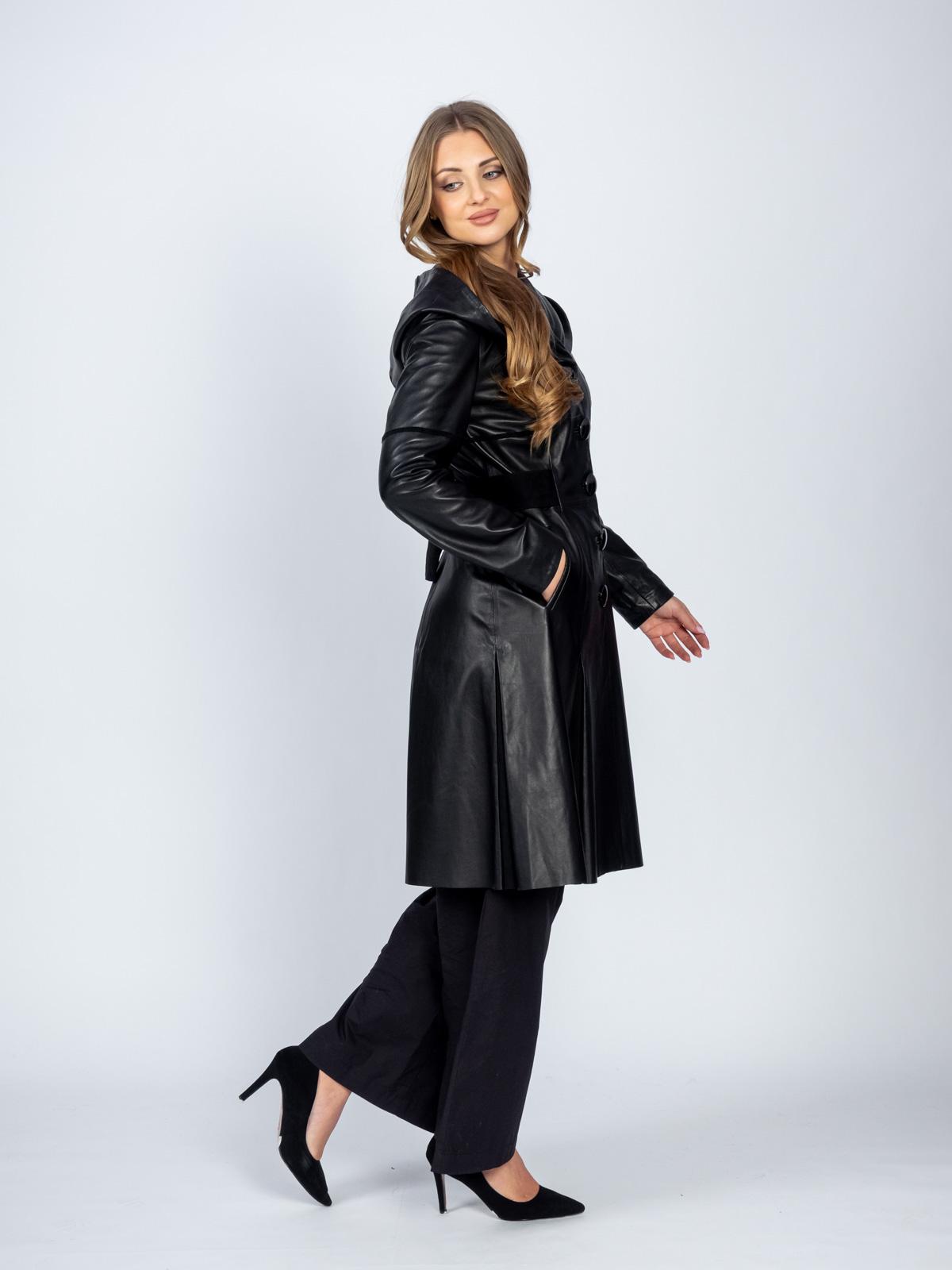 Плащ женский из натуральной кожи Dio Gamez 15393