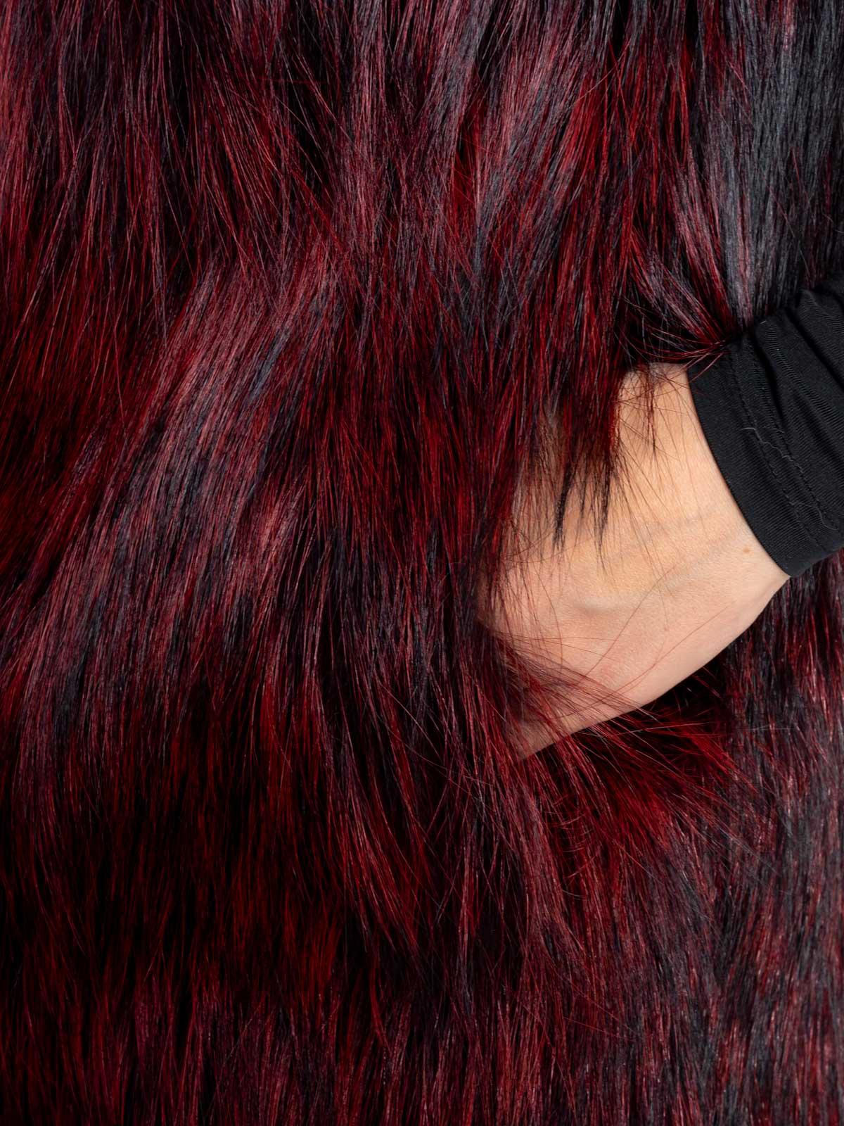 Жилет женский из меха лисицы Империя Меха Ч12Р