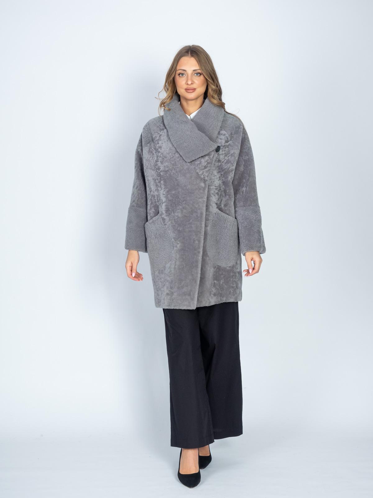 Шуба из меха овчины Юник КБ-1702/1