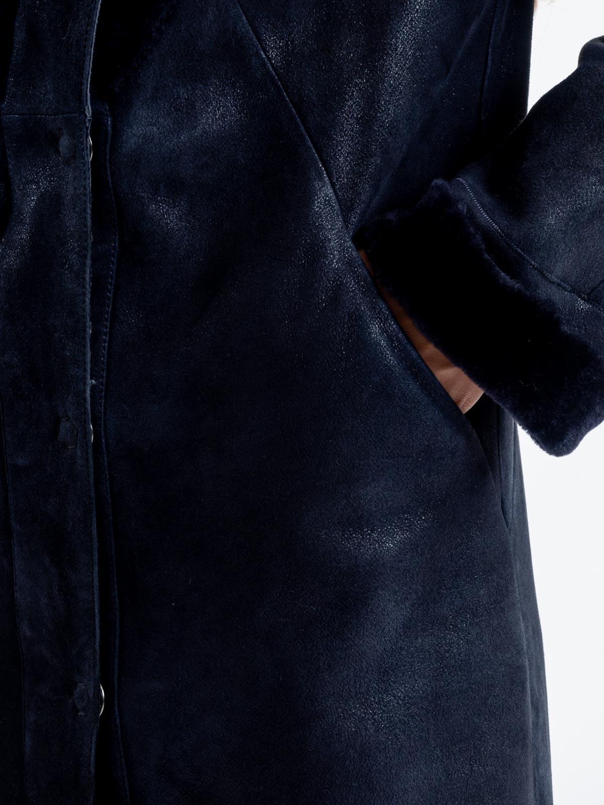 Шуба женская из меха овчины Di' Anna K-29062