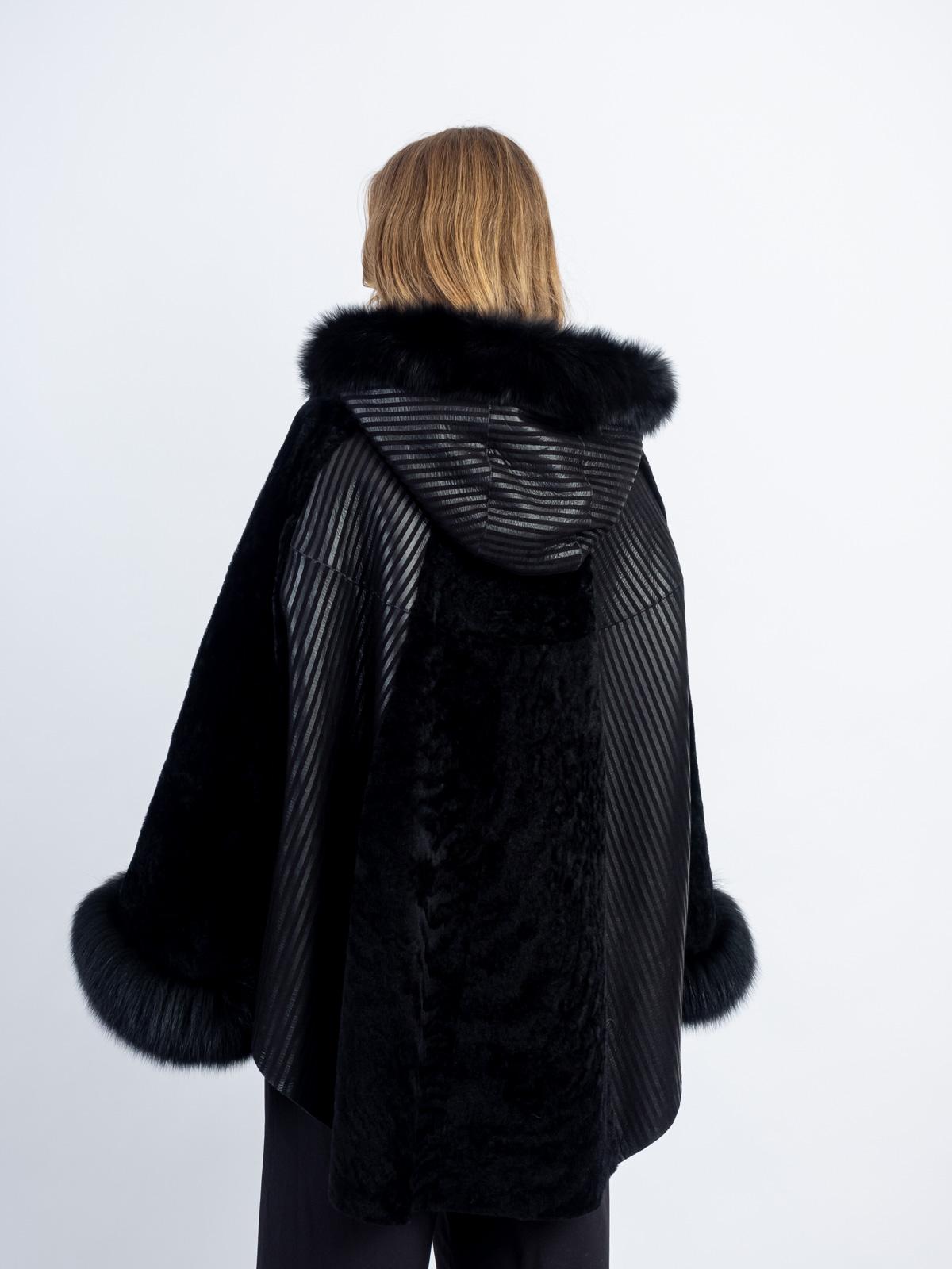 Дубленка из меха овчины LINDI WEST 7235-83KPST