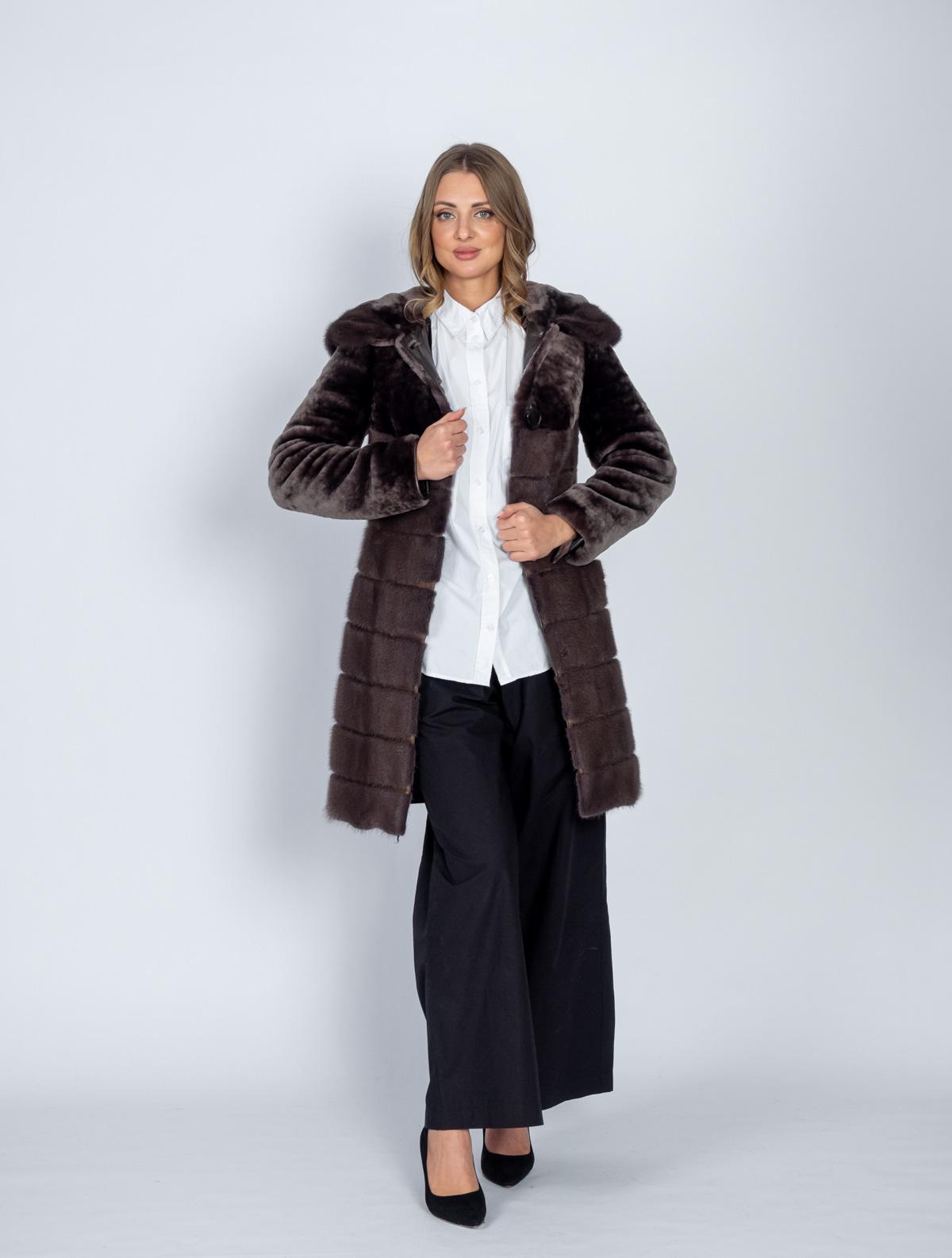 Шуба из меха овчины Roberto Rafio ГО-204