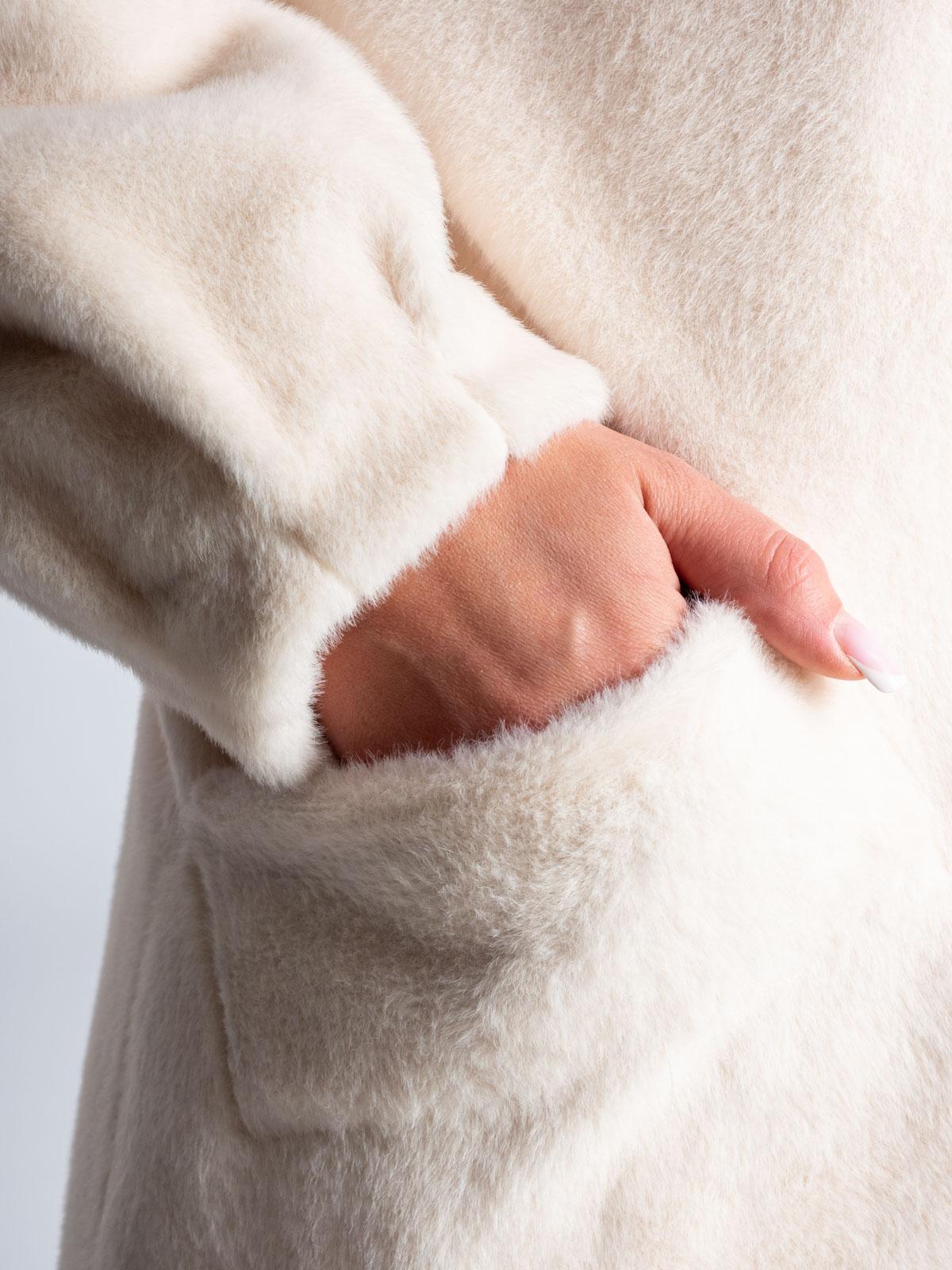 Шуба из эко-меха норки REBBEKA Q-582