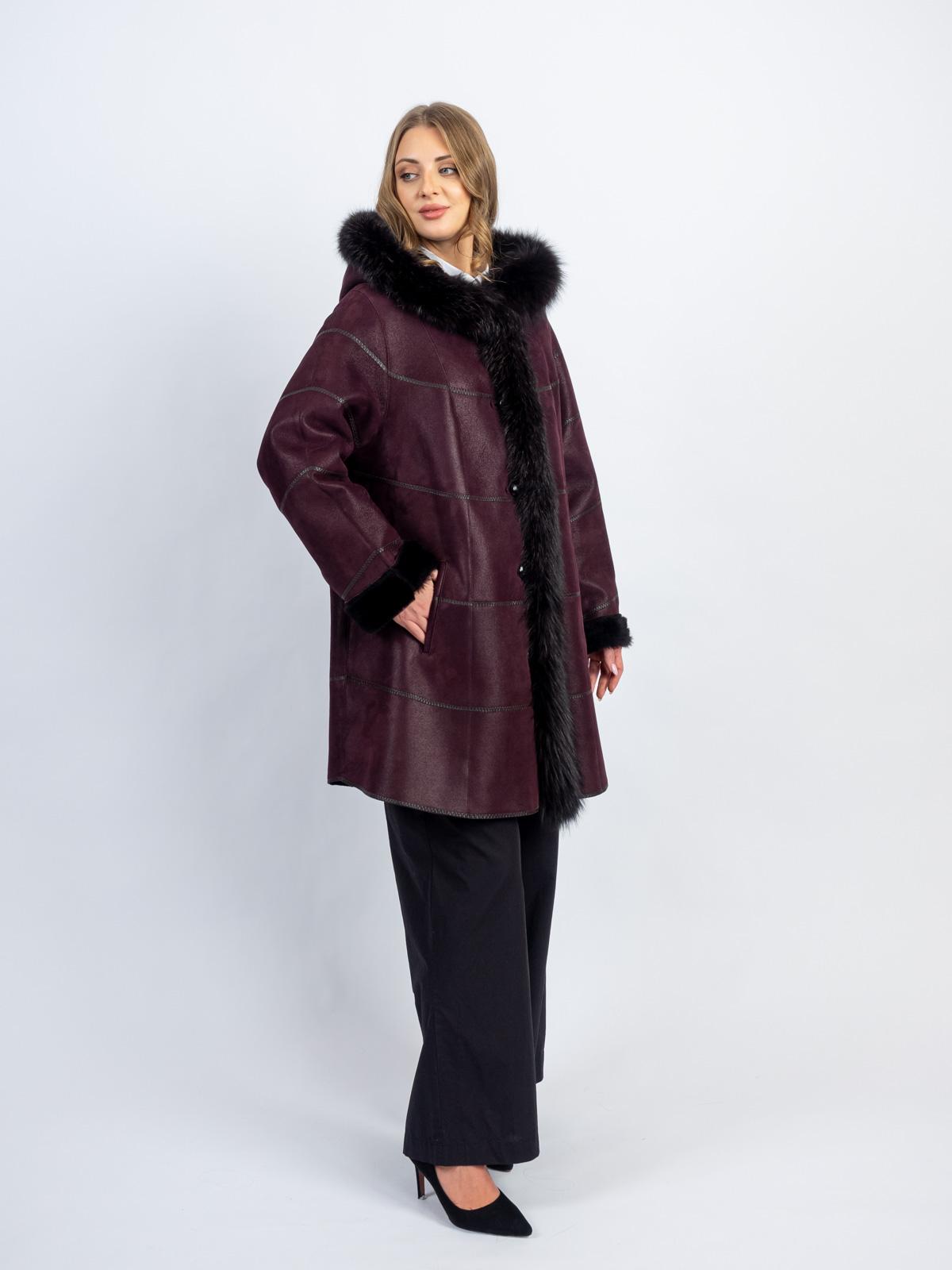 Дубленка женская из меха овчины OKSA Z-693