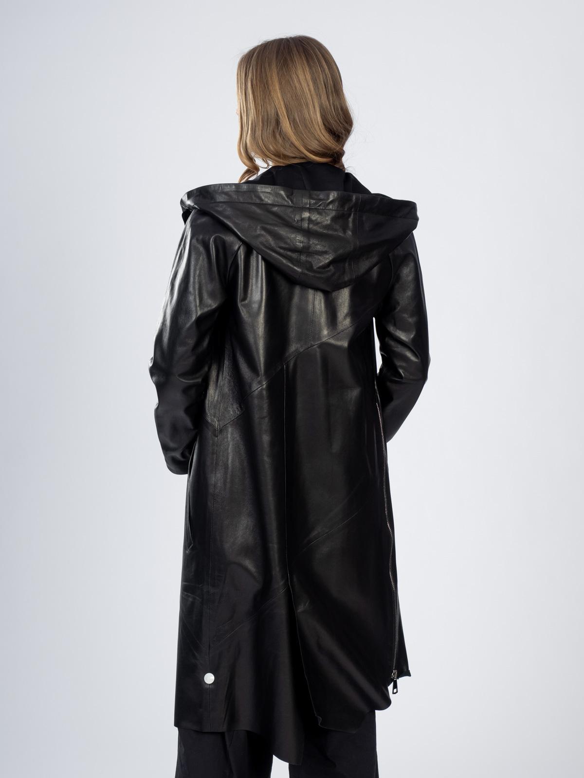 Пальто женское из натуральной кожи Rose Gialle 137