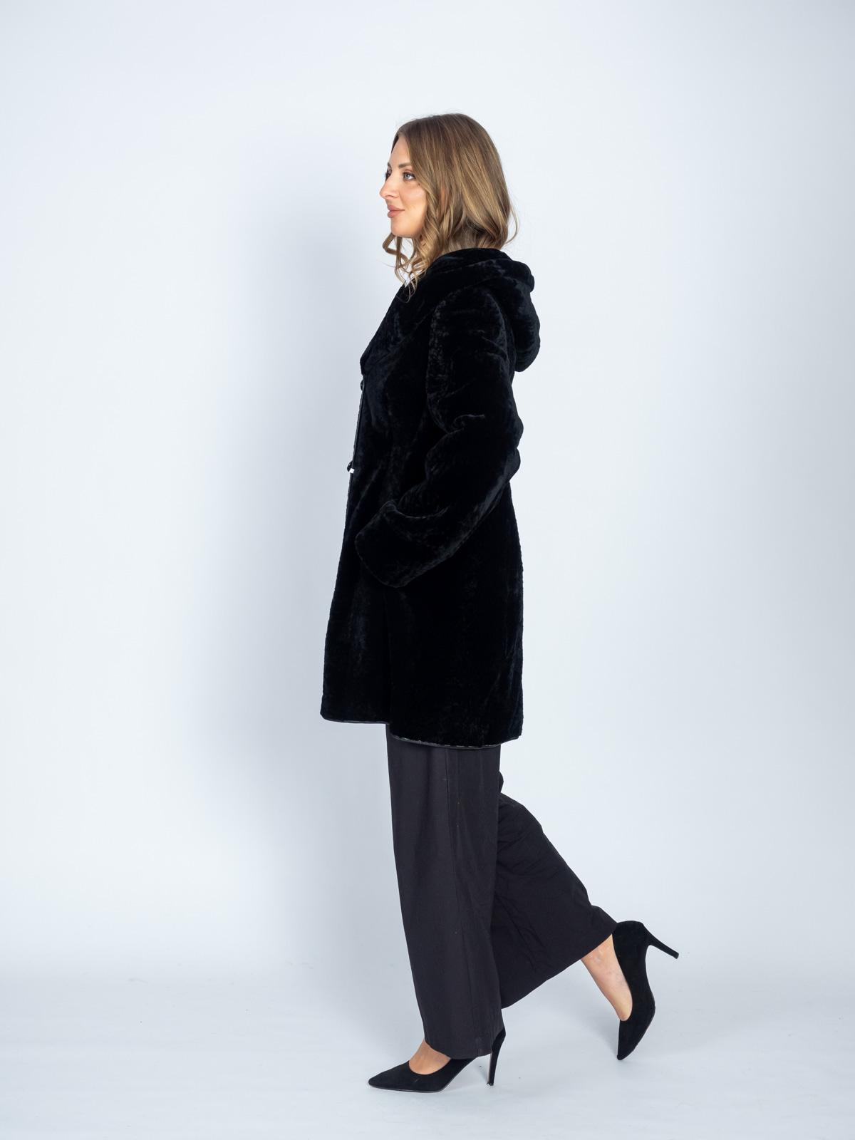 Шуба женская из меха овчины Н 90 