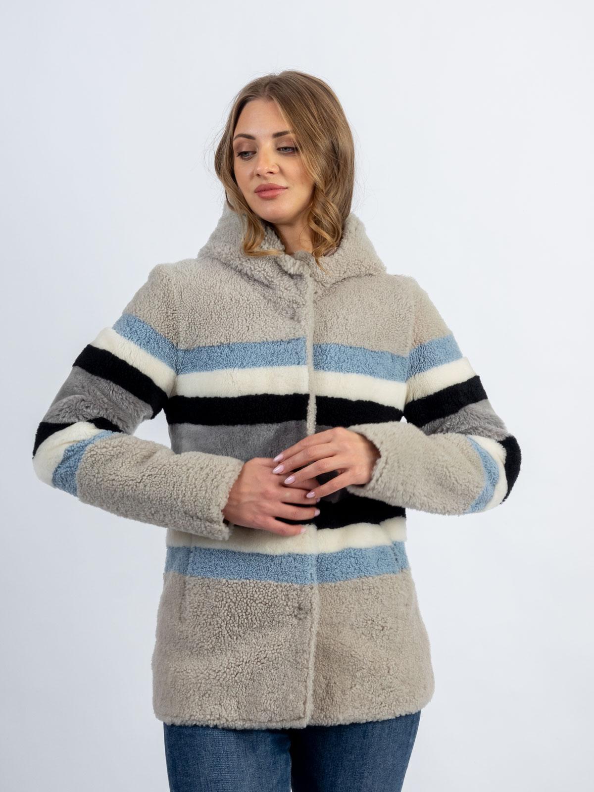 Шуба женская из меха овчины Carnelli BK.018.020