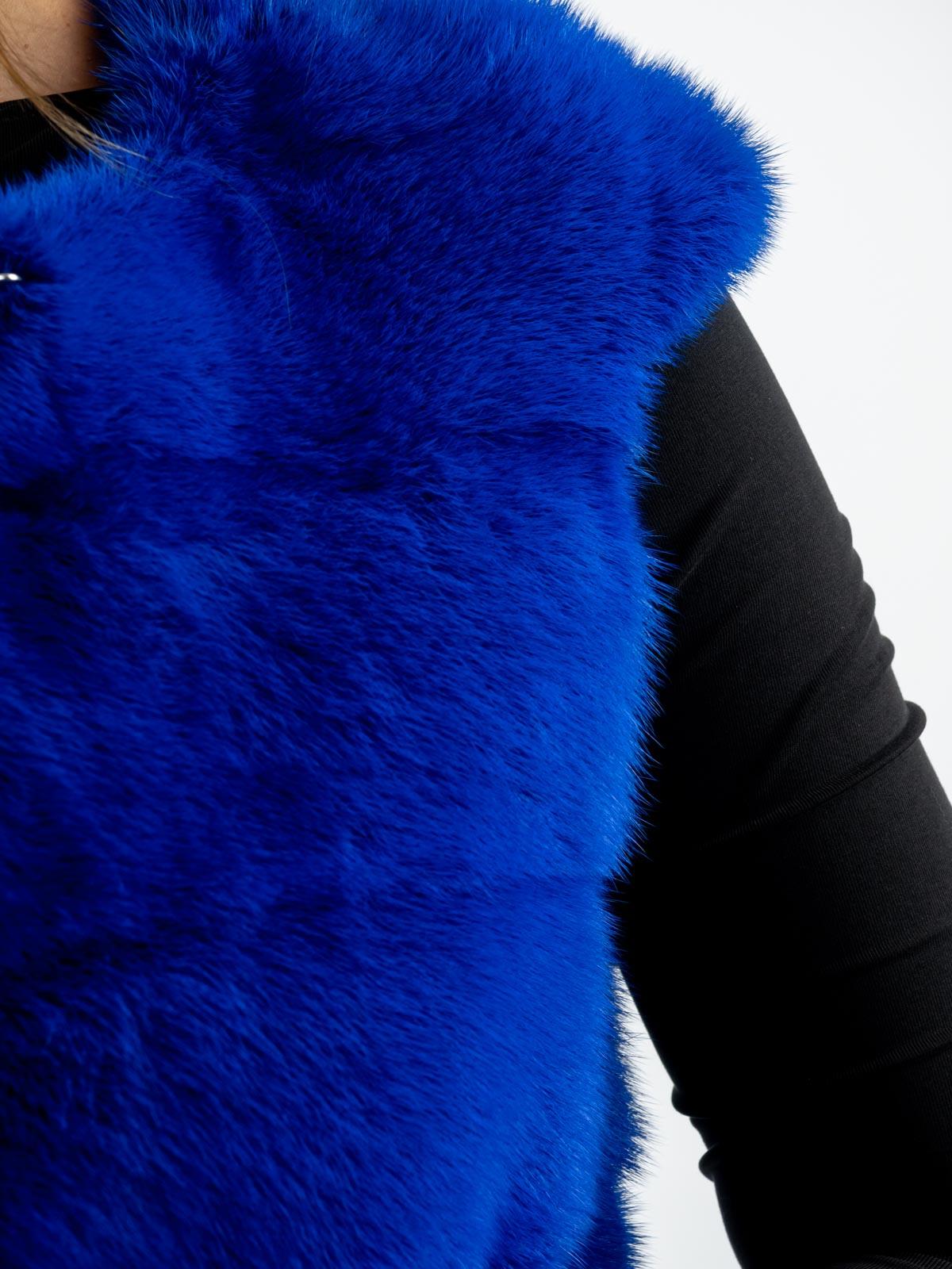 Жилет женский из меха норки 