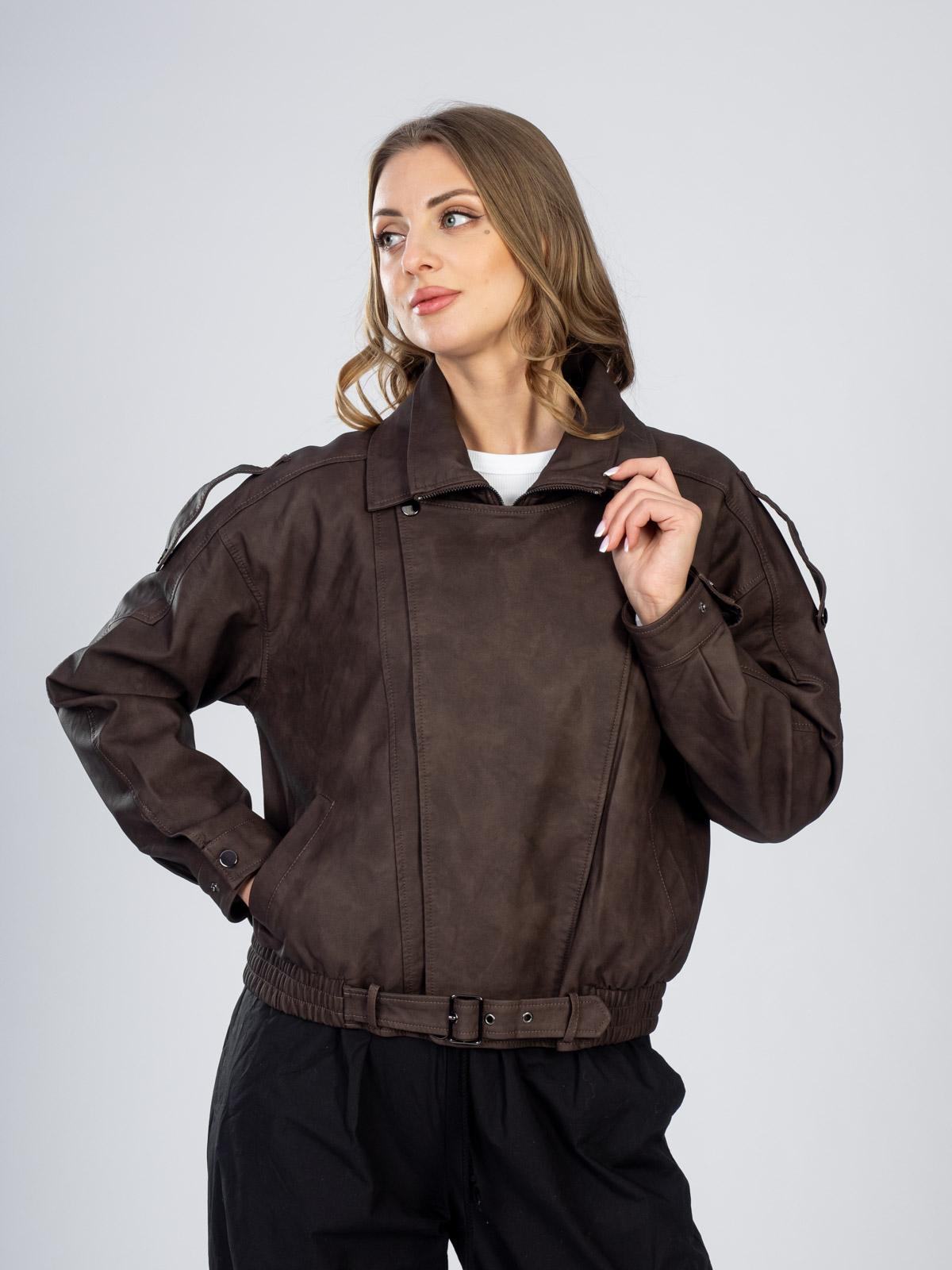 Куртка женская из эко-кожи 2558