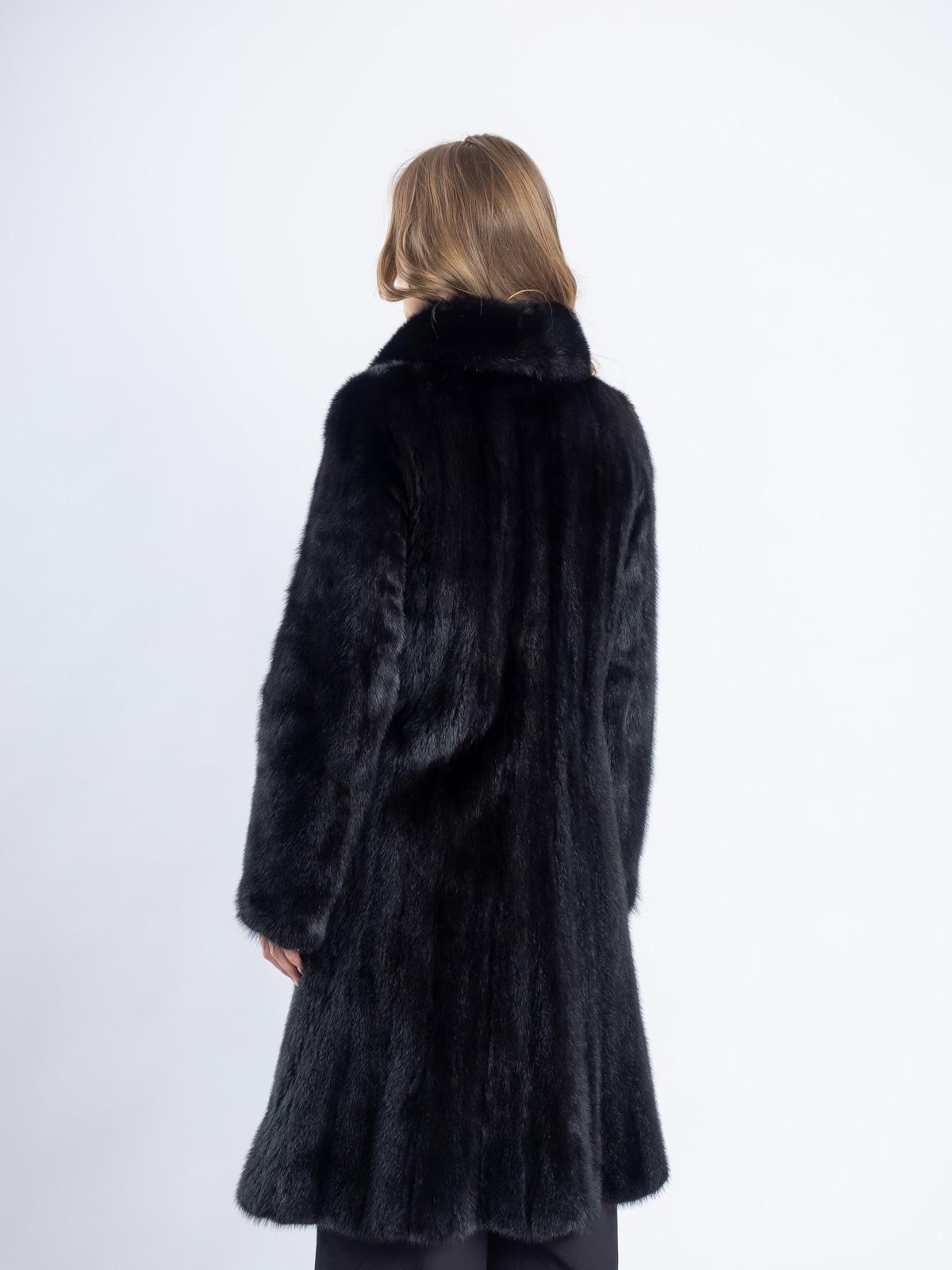 Шуба из меха норки Классика Гаде