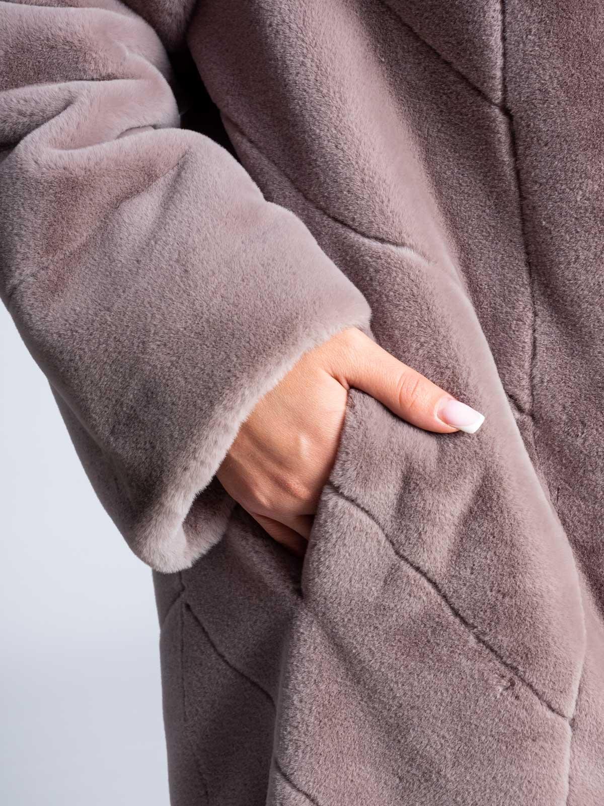 Шуба из эко-меха Simakhov SM1708