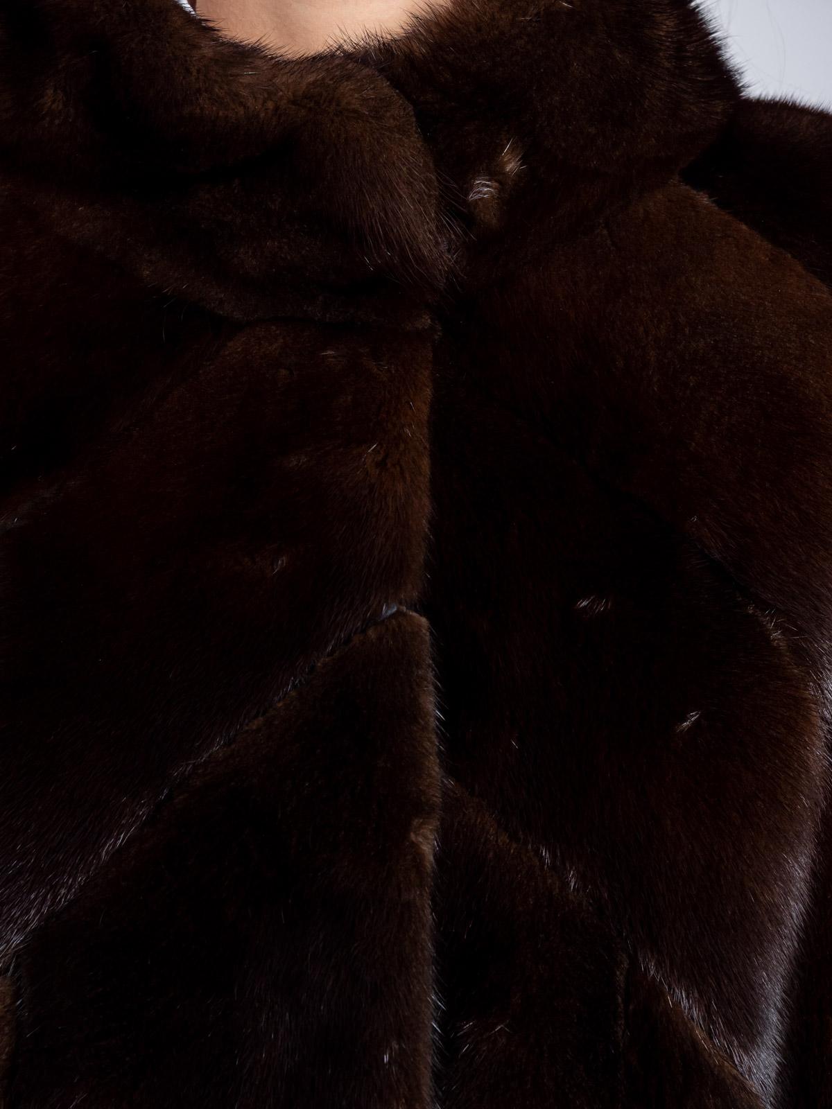 Шуба из меха норки женская Меховая Мода 514-1