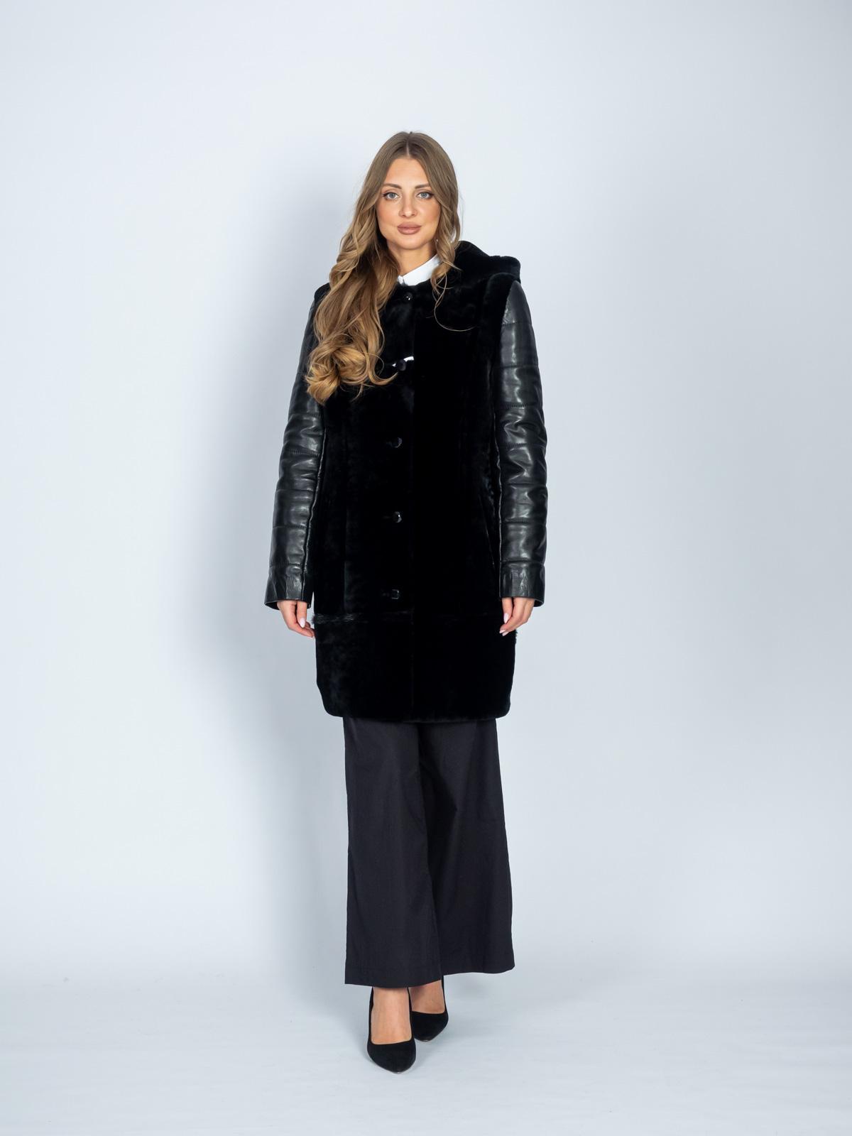 Шуба женская из меха овчины Багира М 193