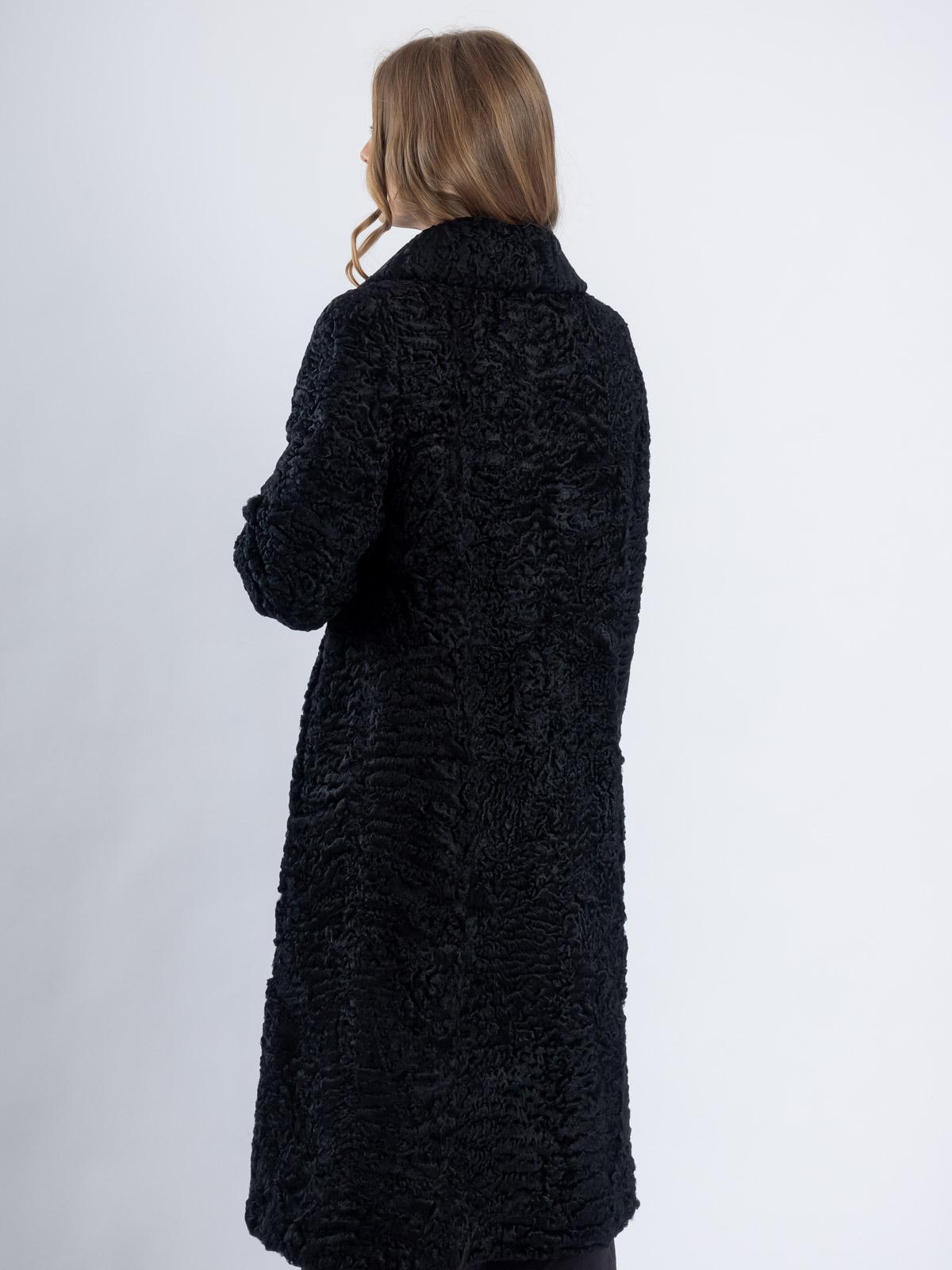 Пальто женское из меха каракуля Багира Л 17