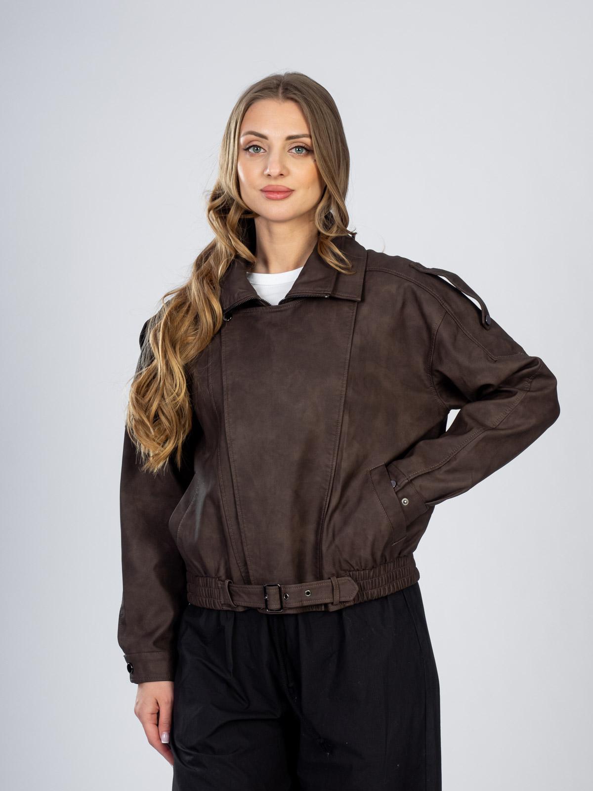 Куртка женская из эко-кожи 2558