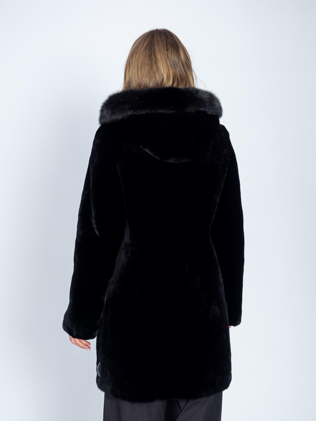 Шуба женская из меха овчины Багира М 225