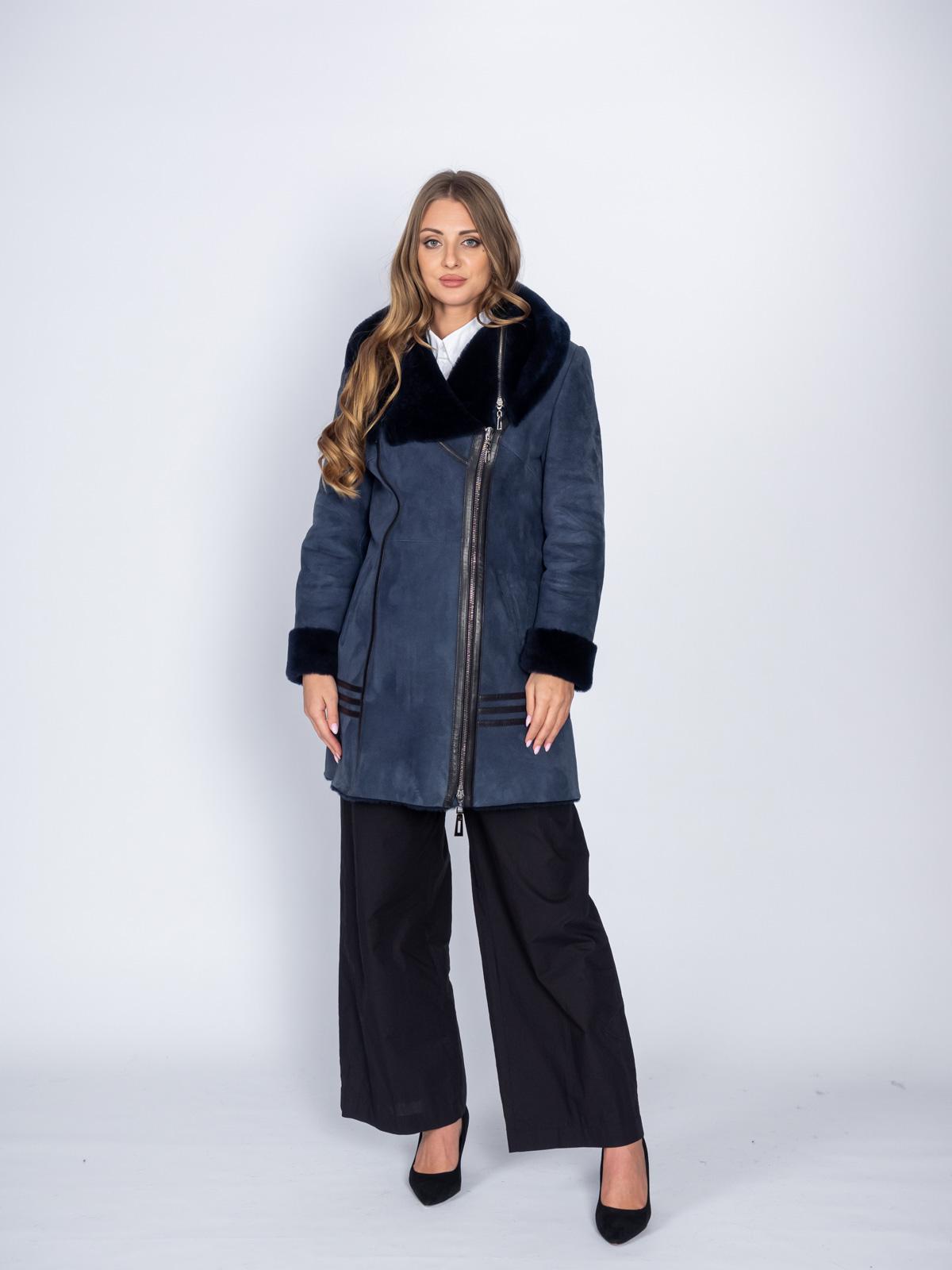 Дубленка женская из меха овчины 2228