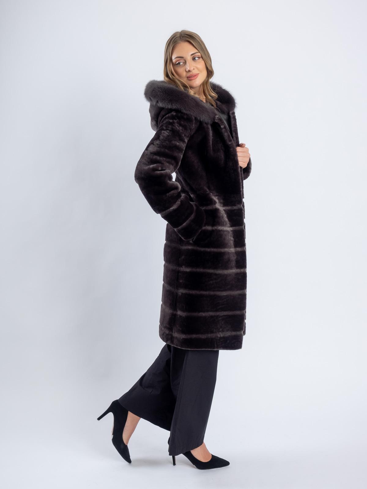 Шуба из меха овчины женская DF DANIEL FURS Д-56