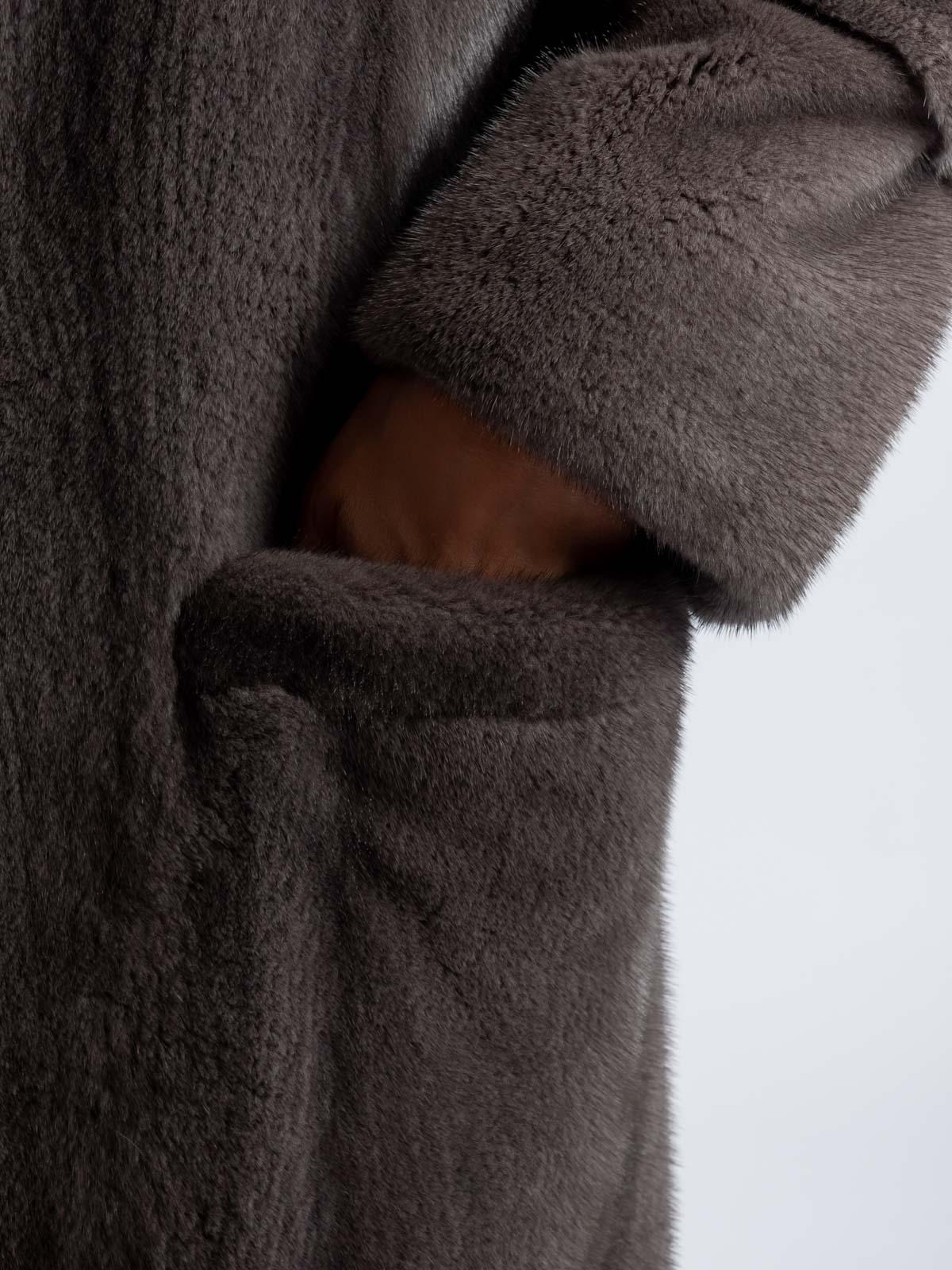 Шуба женская из меха норки DAI-ICHI- MADAM D-16-5039-1 2