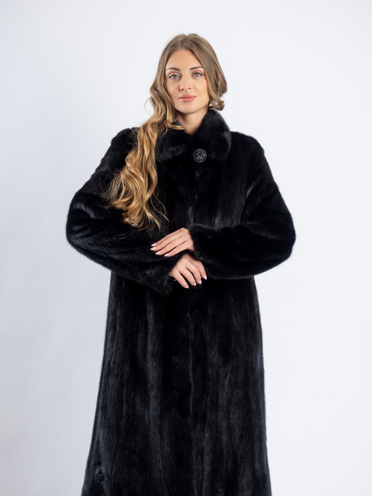 Шуба из меха норки Трапеция роспуск