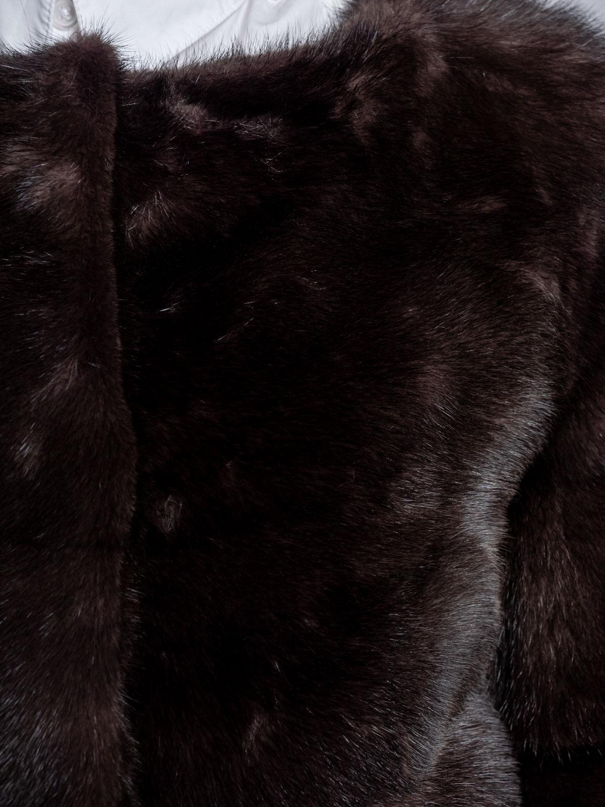 Шуба женская норковая Классика Поперечка Клс