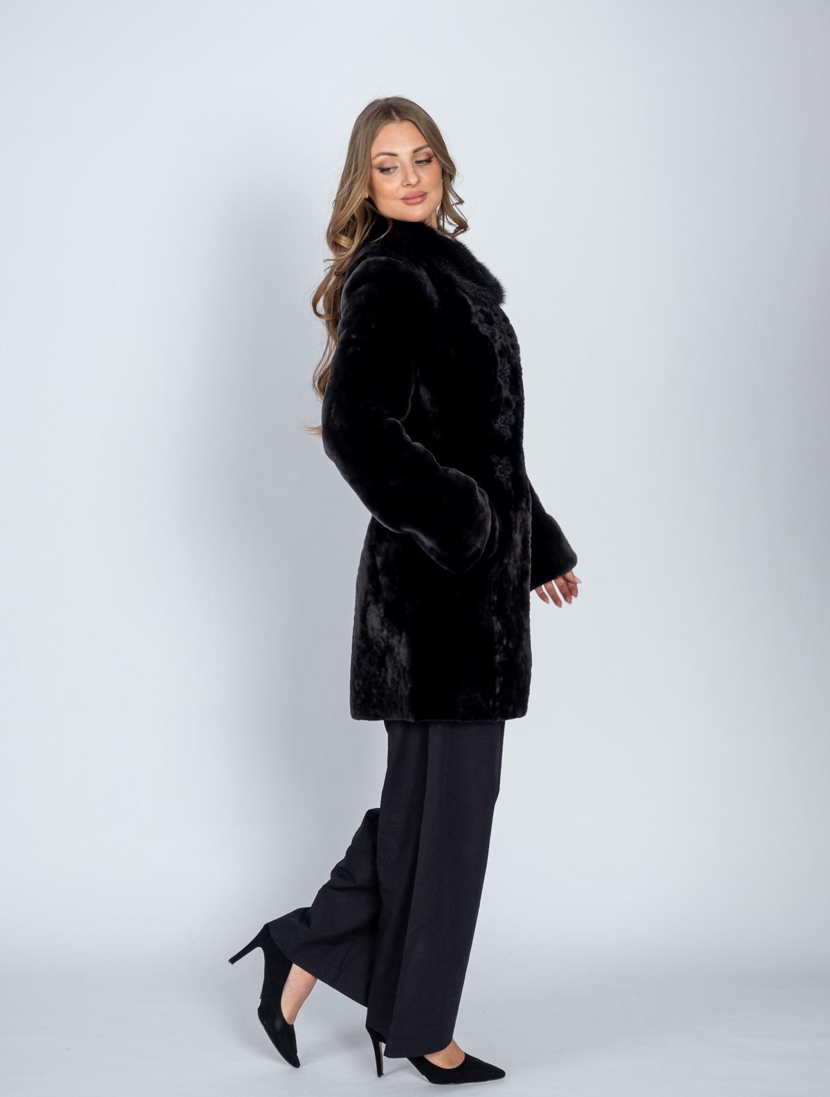 Шуба из меха овчины женская ADAM FURS Грейс