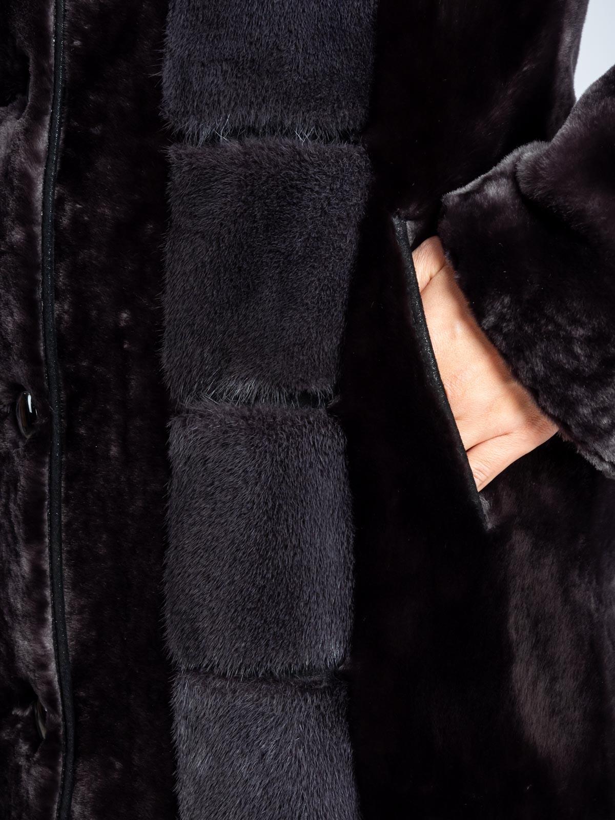 Шуба женская из меха овчины МиРель М 1411 