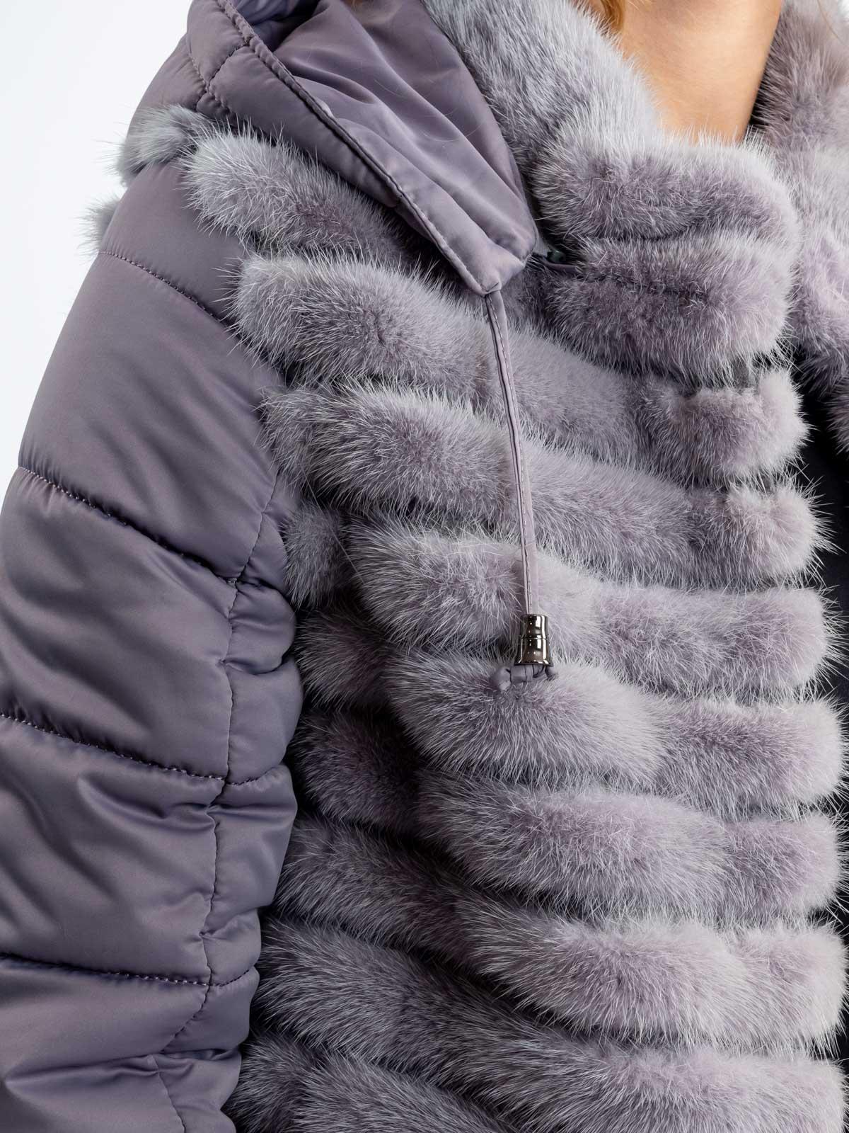 Пальто из меха норки 006 