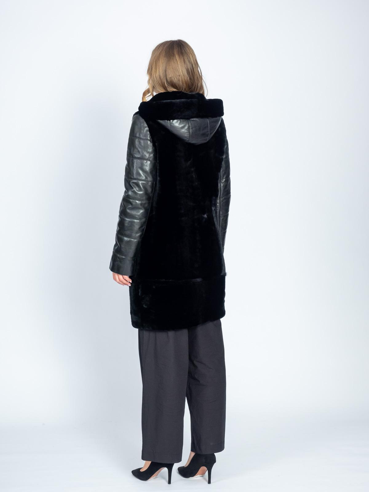 Шуба женская из меха овчины Багира М 193