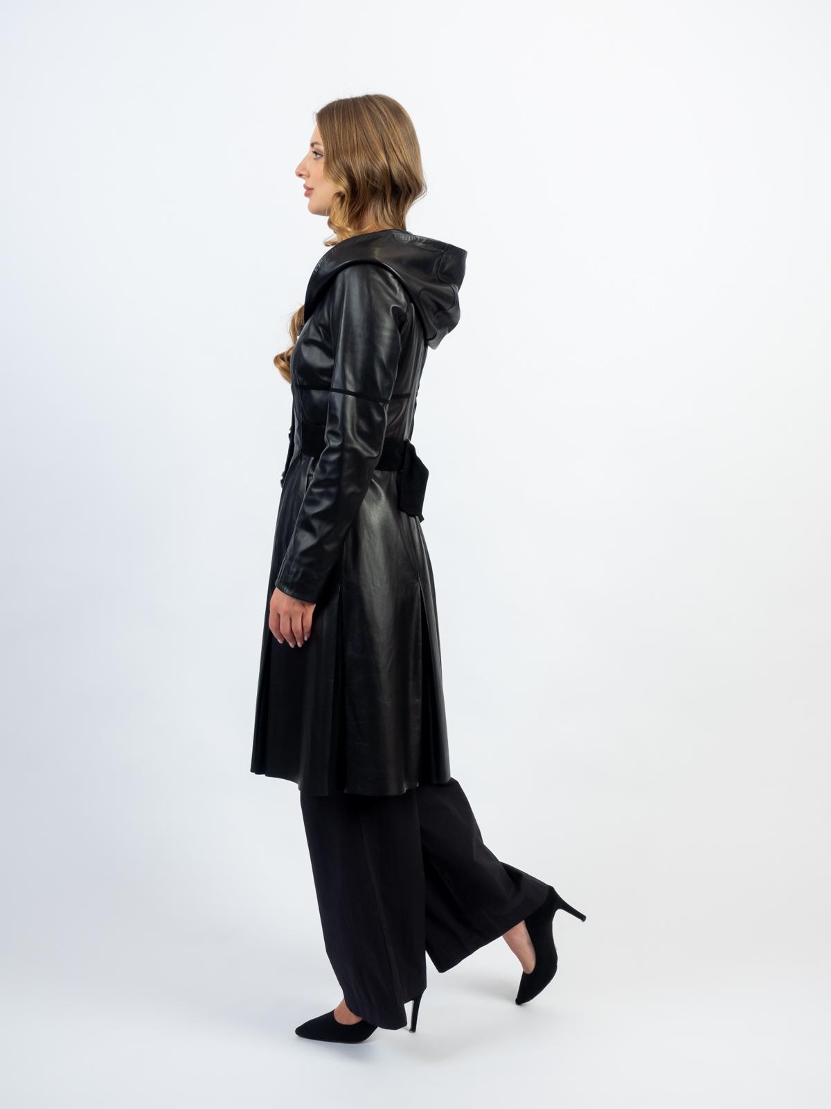 Плащ женский из натуральной кожи Dio Gamez 15393