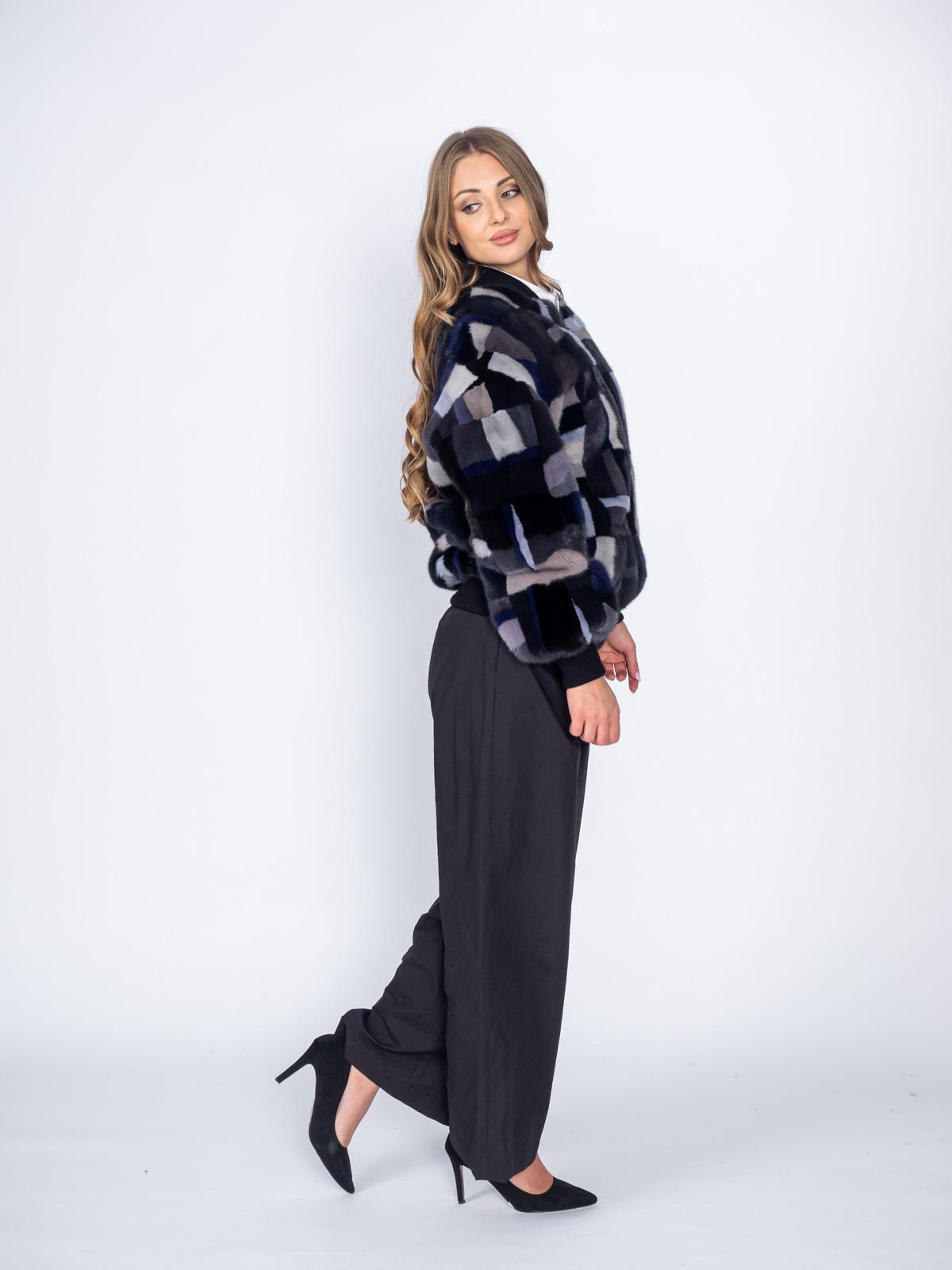 Норковый Бомбер Adelina Fur Collection
