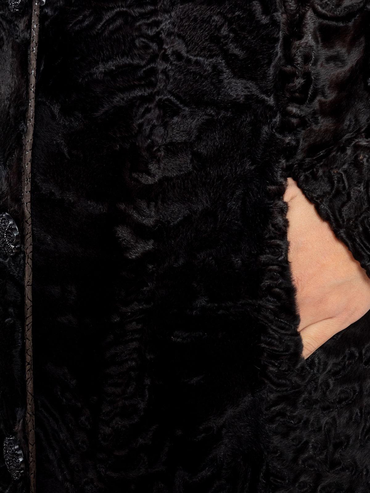 Шуба из меха каракуля Багира Л 83/2