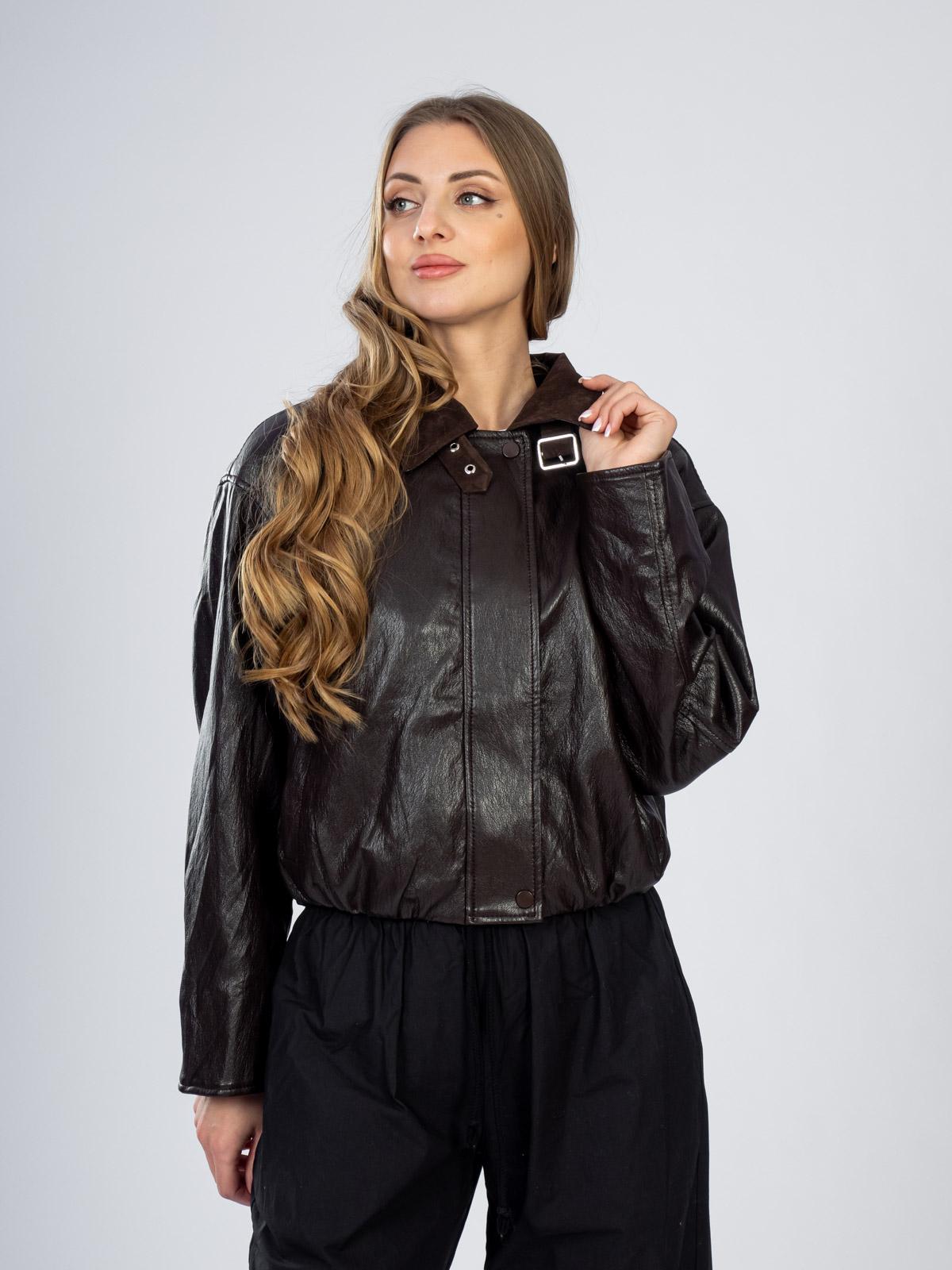 Куртка женская из эко-кожи 8822