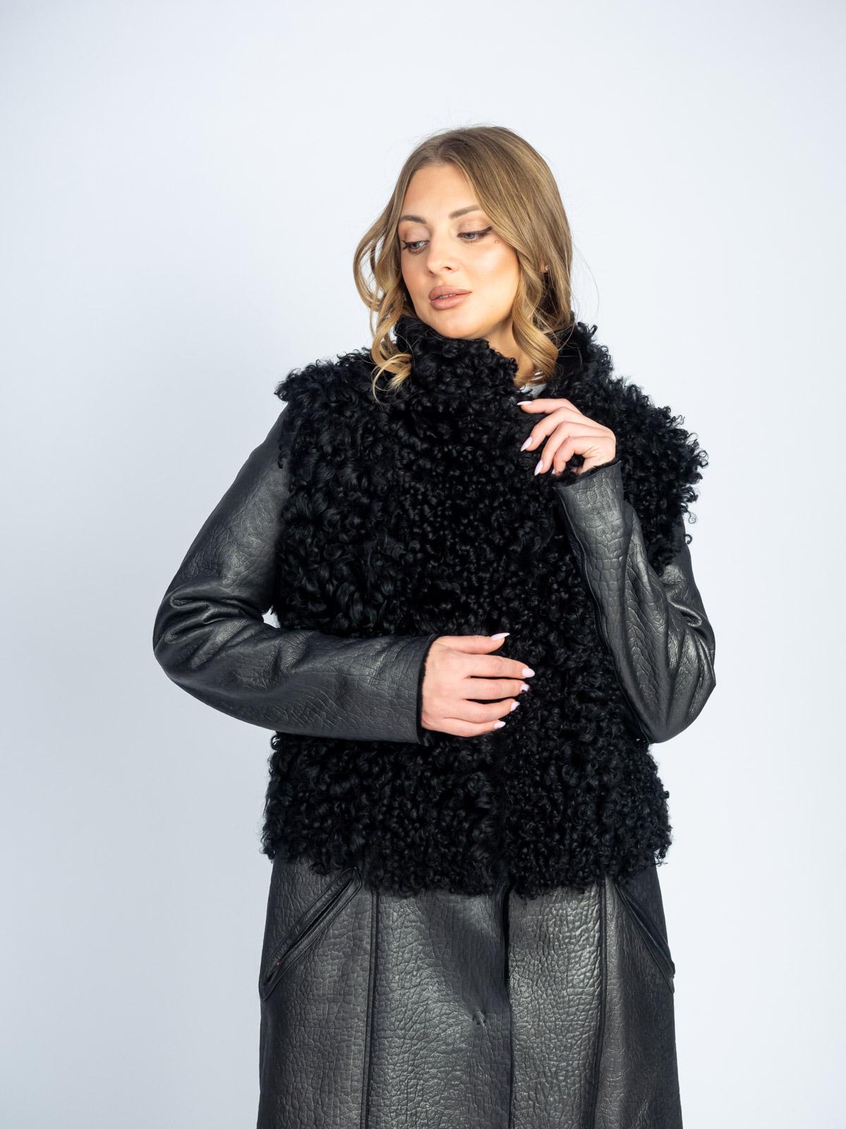 Дубленка из меха овчины Diva's 17-1603