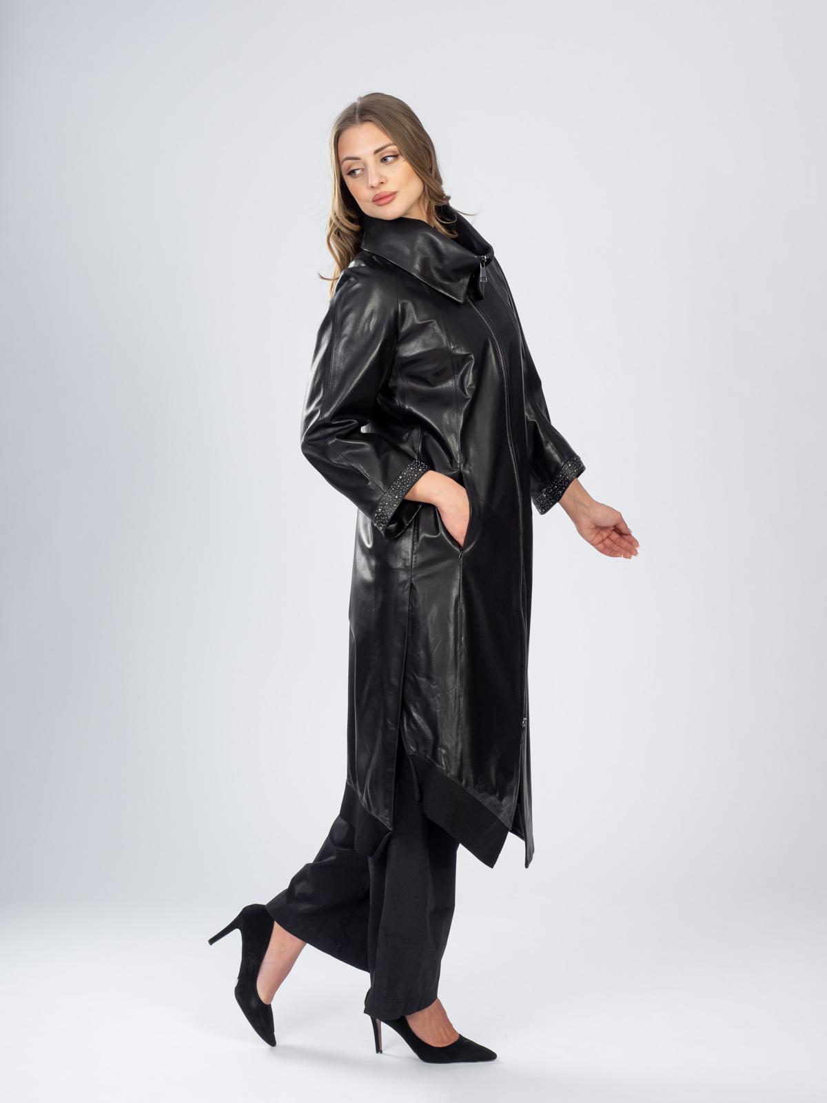 Плащ женский из натуральной кожи Rose Gialle 124