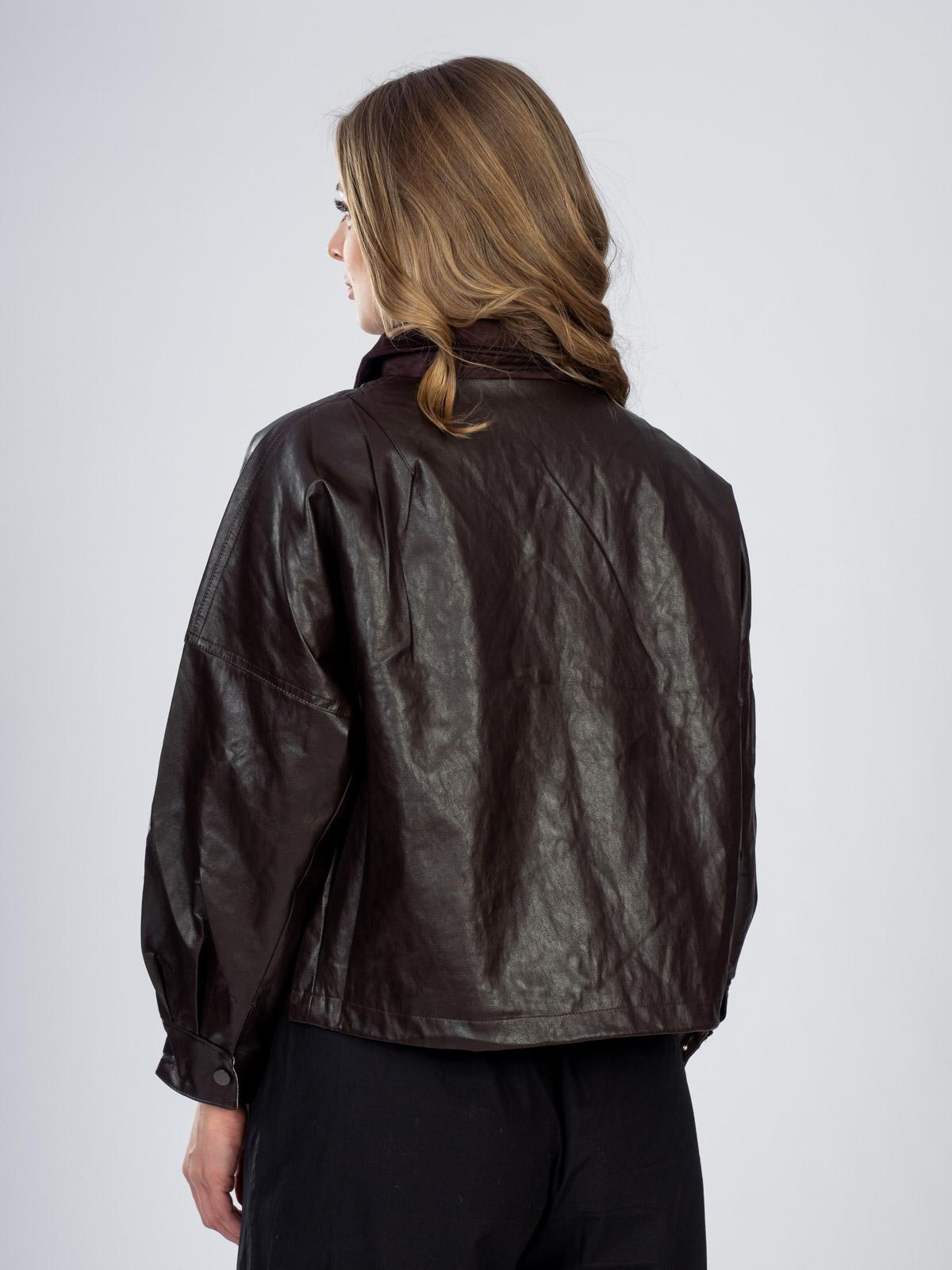 Куртка из эко-кожи женская 25801