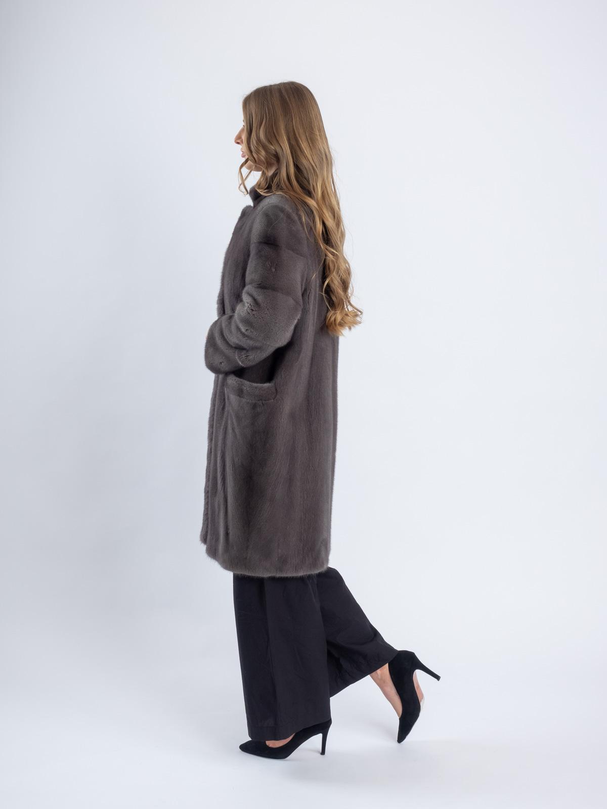 Шуба женская из меха норки DAI-ICHI- MADAM D-16-5039-1 2