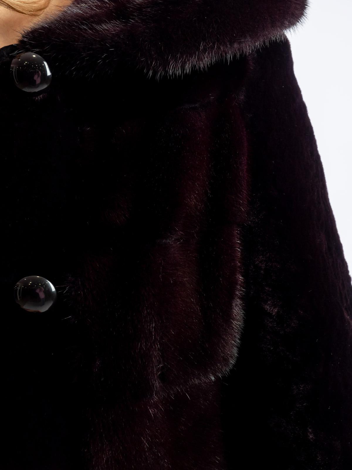 Шуба из меха овчины МиРель 724-М