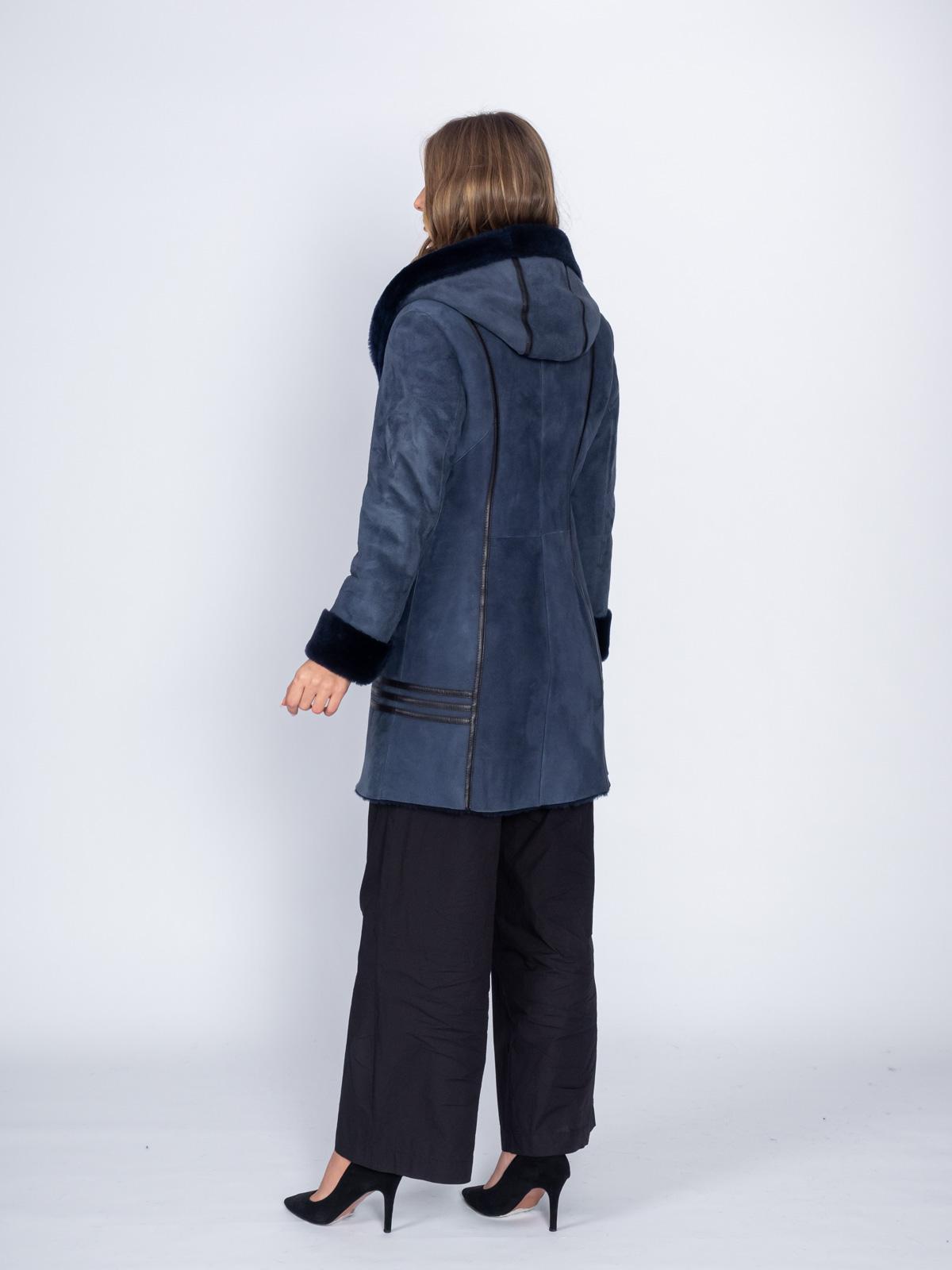 Дубленка женская из меха овчины 2228