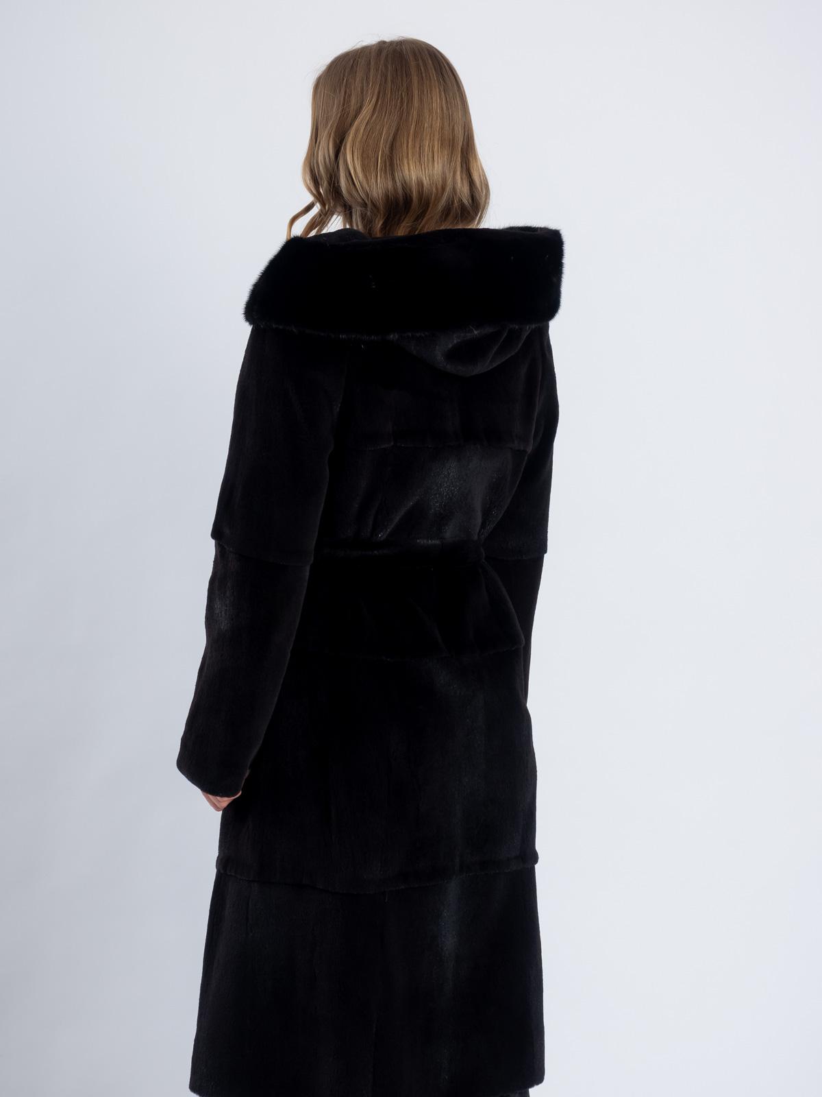 Шуба из меха нутрии женская Alex Милана