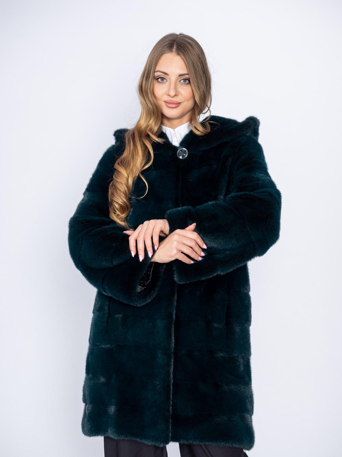 Шуба из меха норки женская Меха России 544