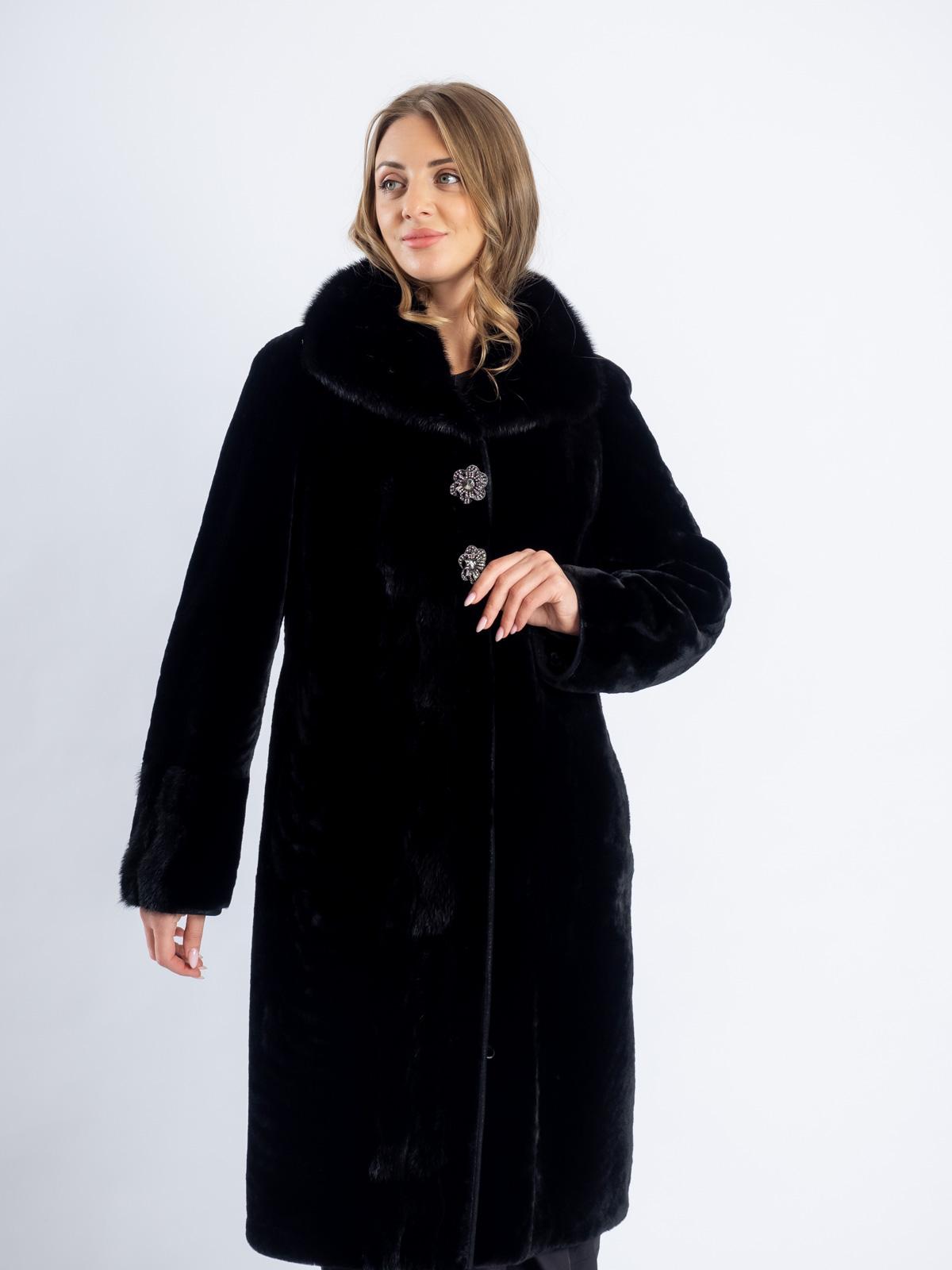 Шуба из меха овчины женская Лиэль 805