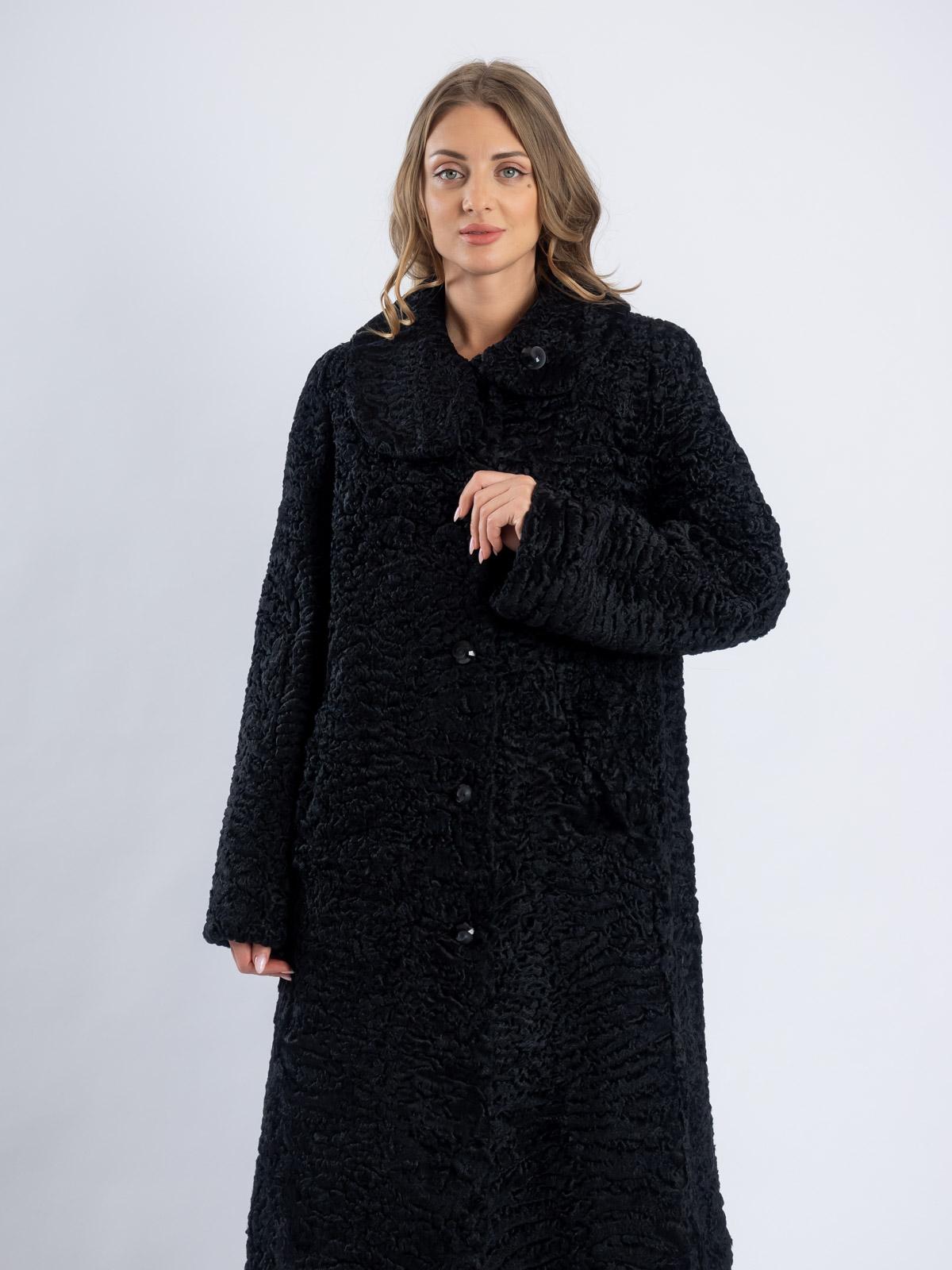 Пальто женское из меха каракуля Багира Л 17